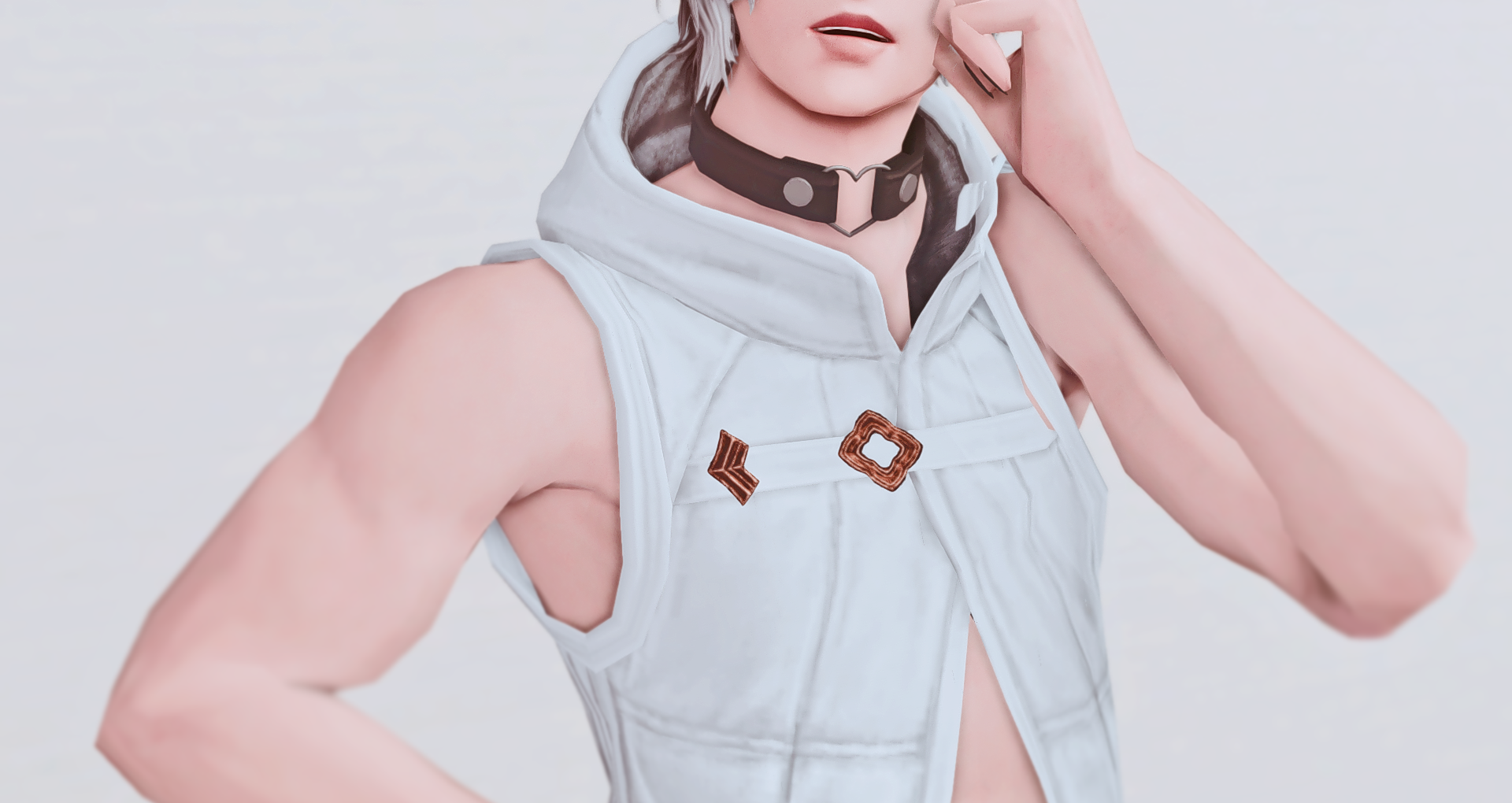 Goatskin Heart Choker The Glamour Dresser Final Fantasy XIV Mods and More