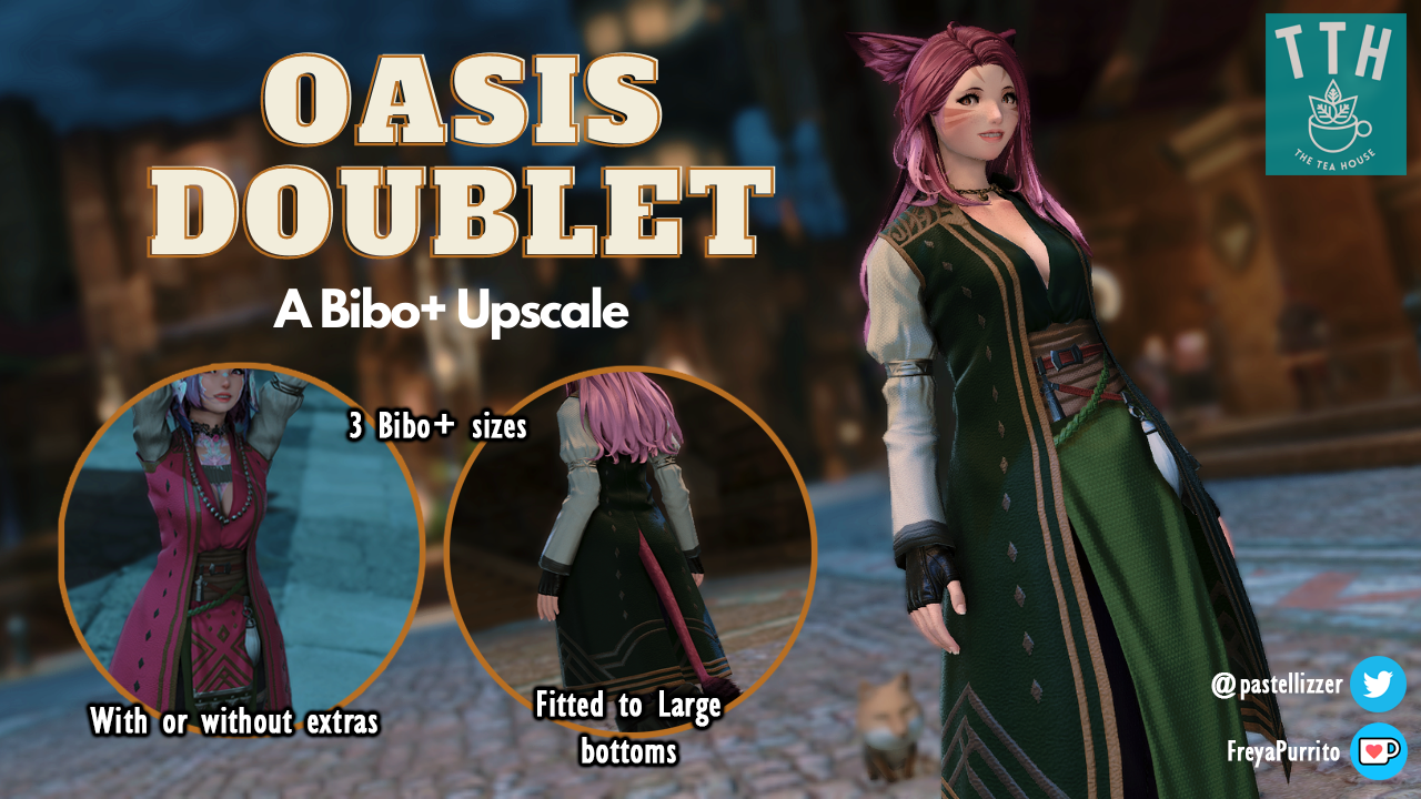 [FP] Oasis Doublet Bibo+ The Glamour Dresser Final Fantasy XIV