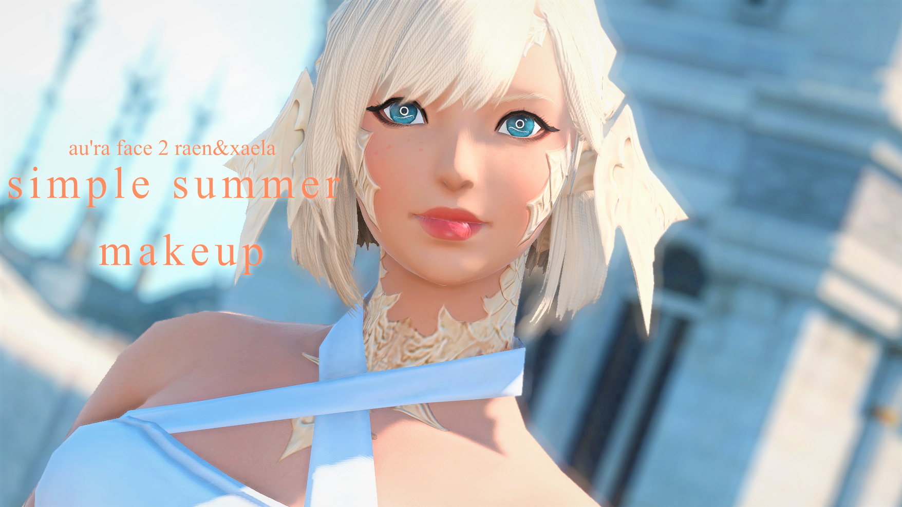 simple summer makeup ☼ au'ra face 2 The Glamour Dresser Final