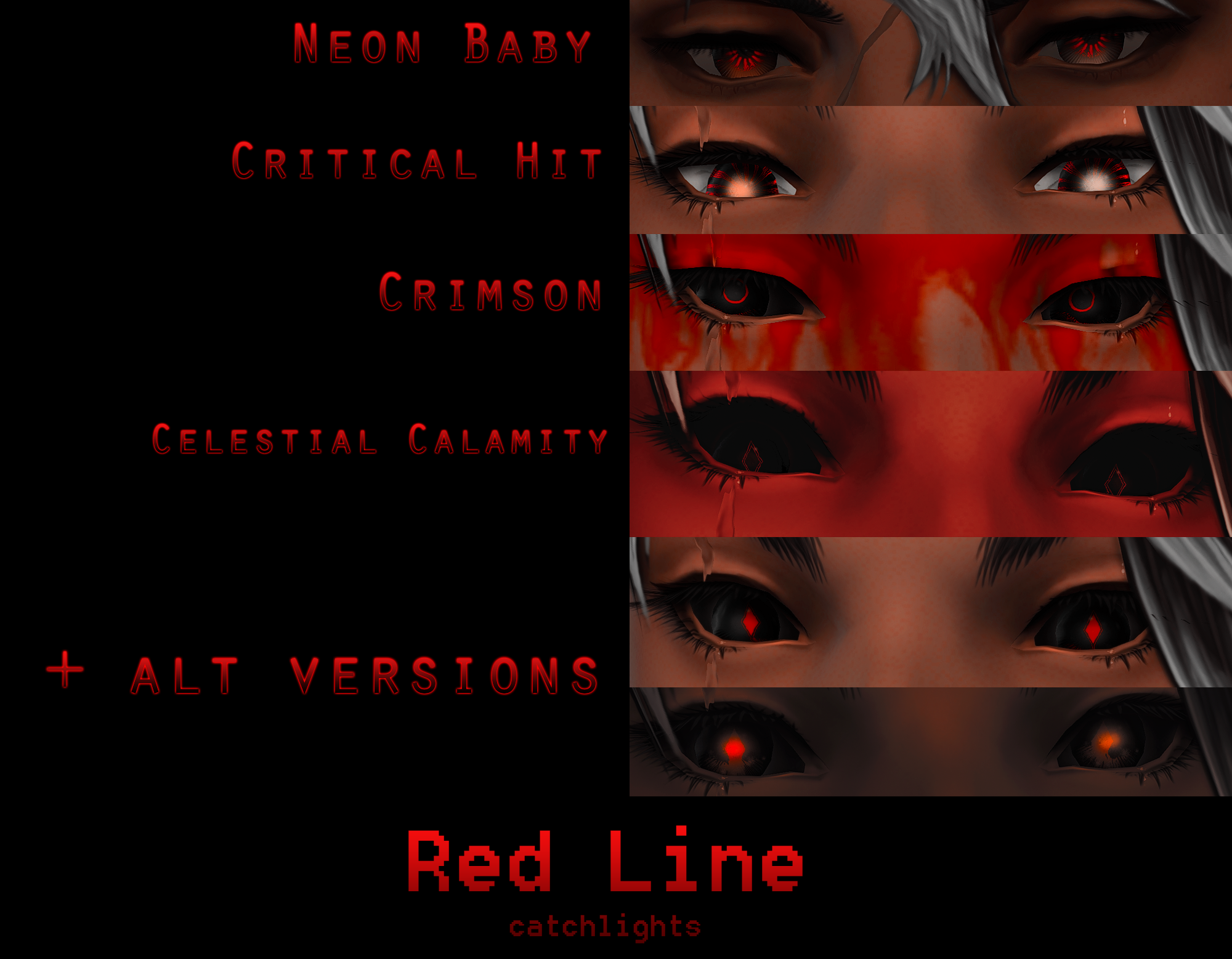 Red Line - Catchlights - The Glamour Dresser : Final Fantasy XIV Mods