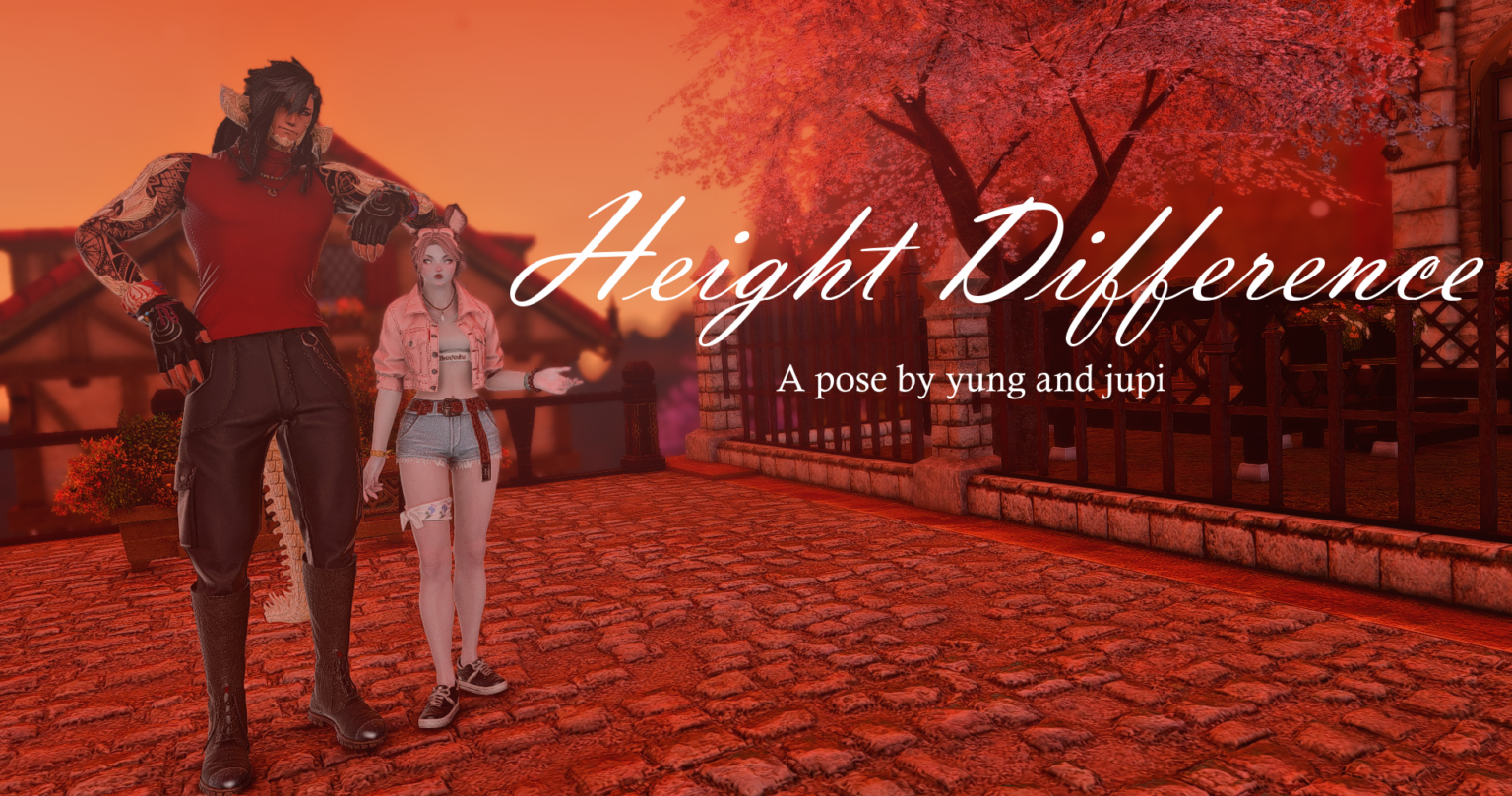 Height Difference The Glamour Dresser Final Fantasy XIV Mods and More