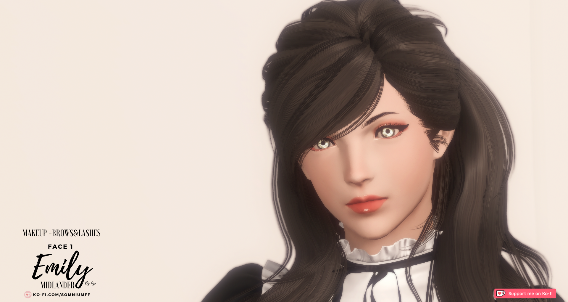 [Lys]Emily Makeup Brows&Lashes The Glamour Dresser Final