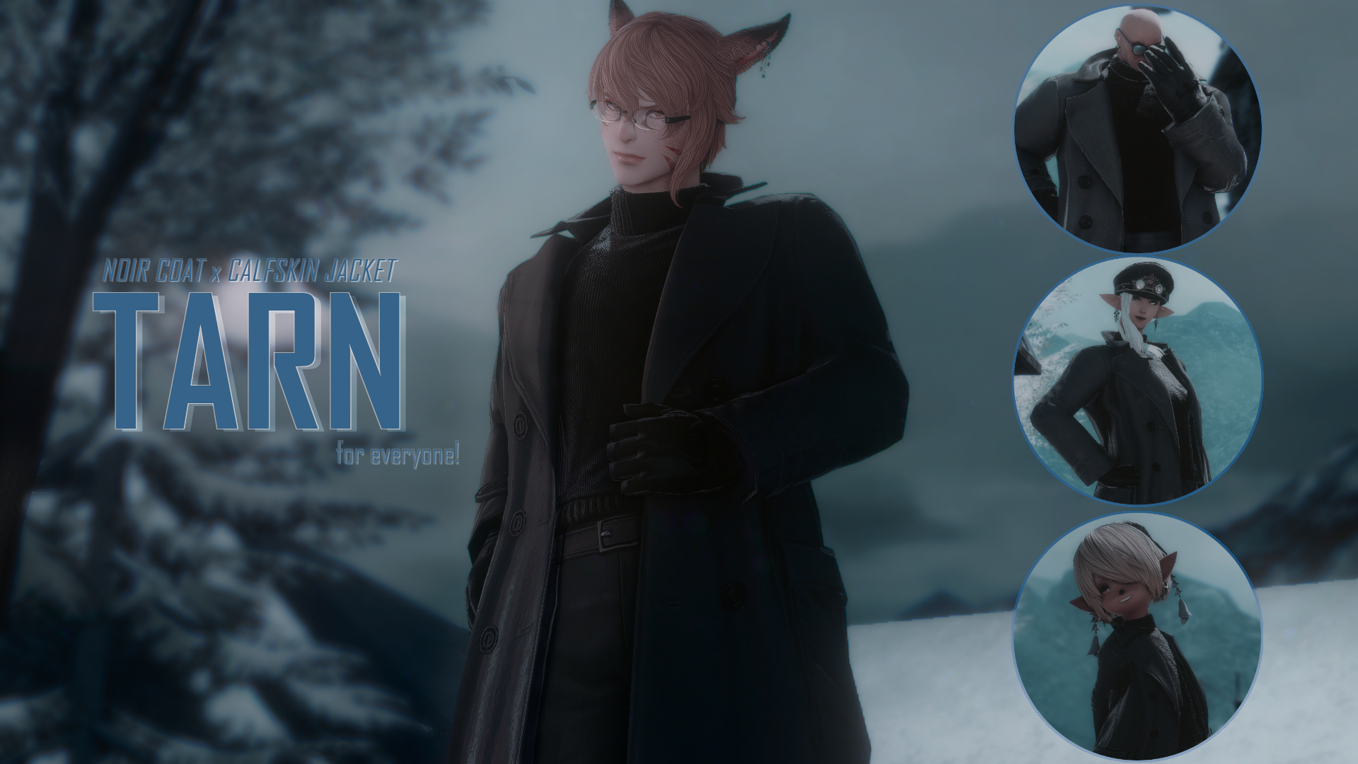 TARN Noir Coat x Calfskin Jacket mashup [all races] The Glamour