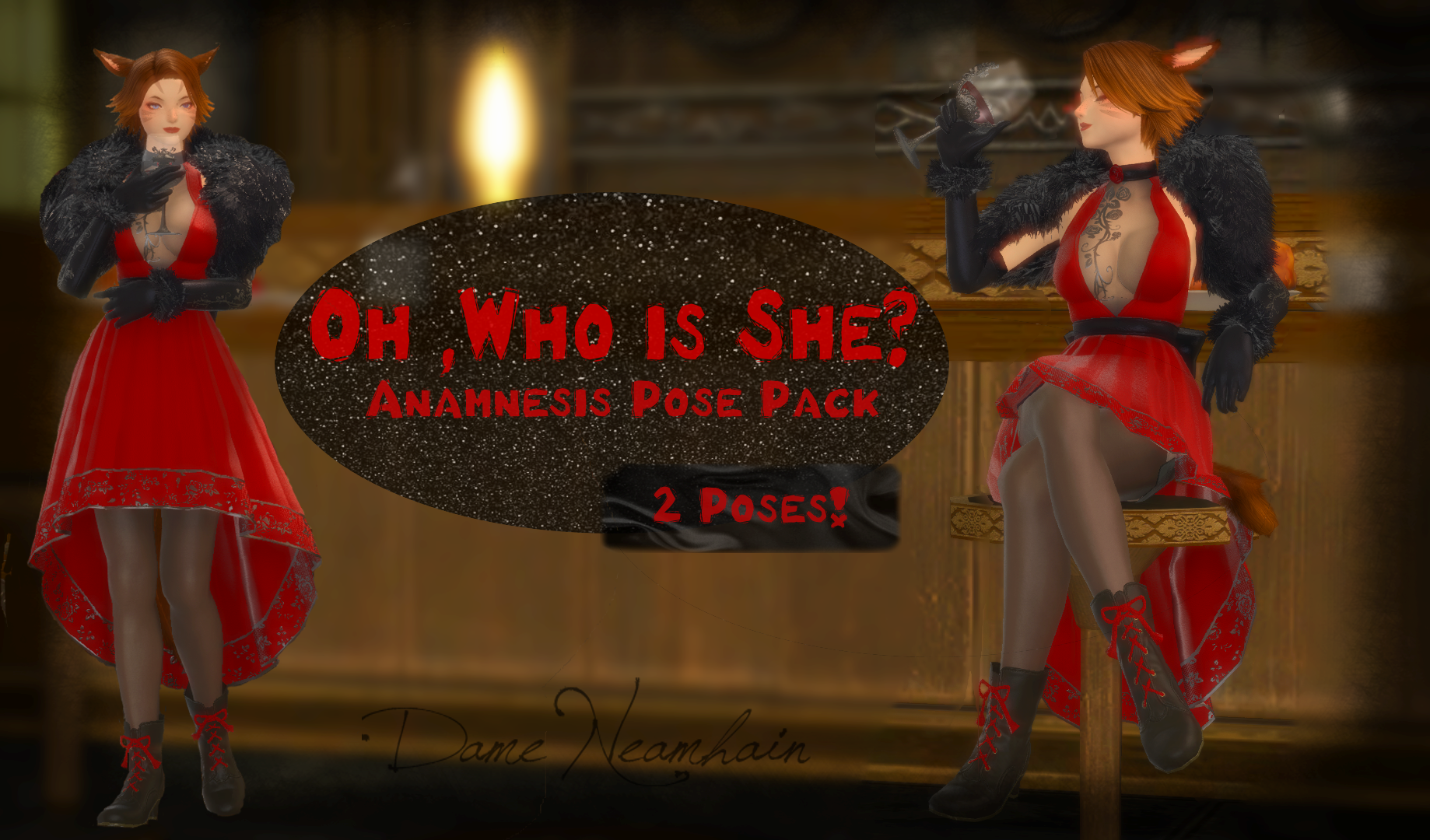 Oh, Who is She? (Anamnesis Pose Pack) The Glamour Dresser Final
