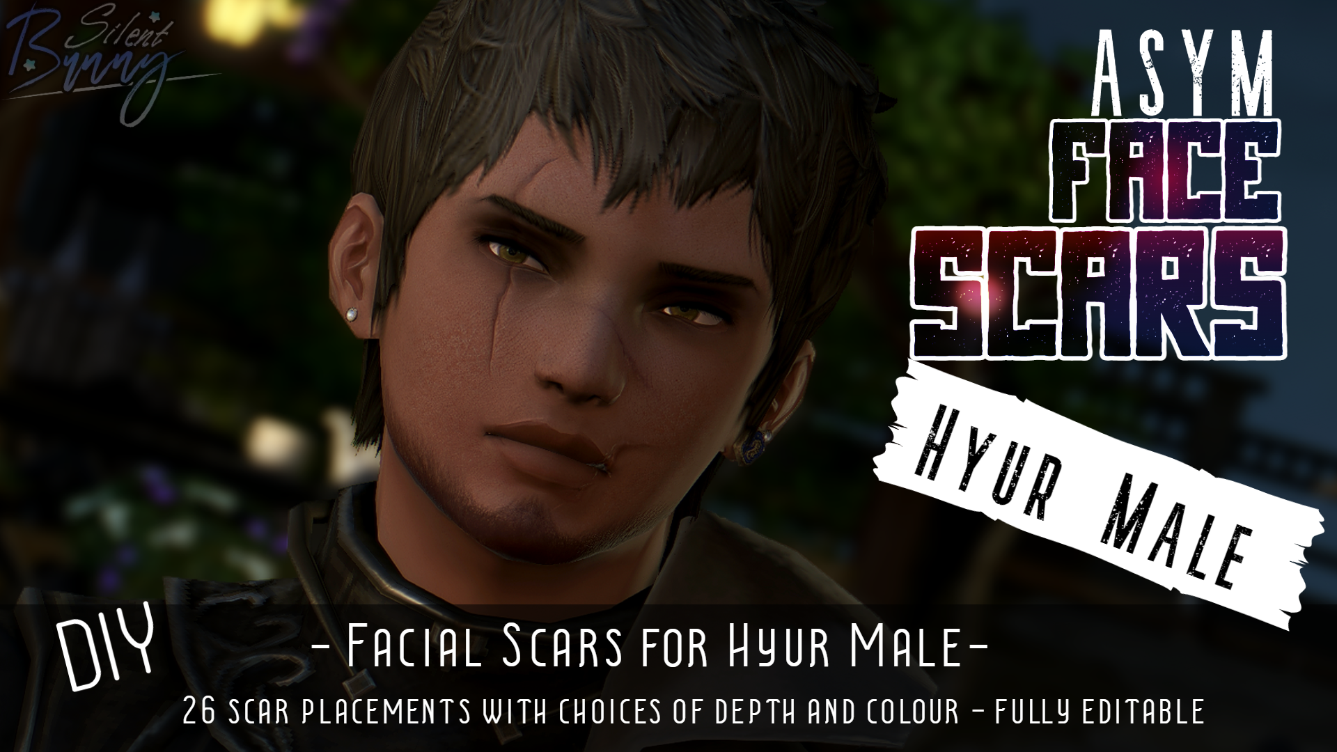 Asym Faces Hyur Male Facial Scar Pack The Glamour Dresser Final