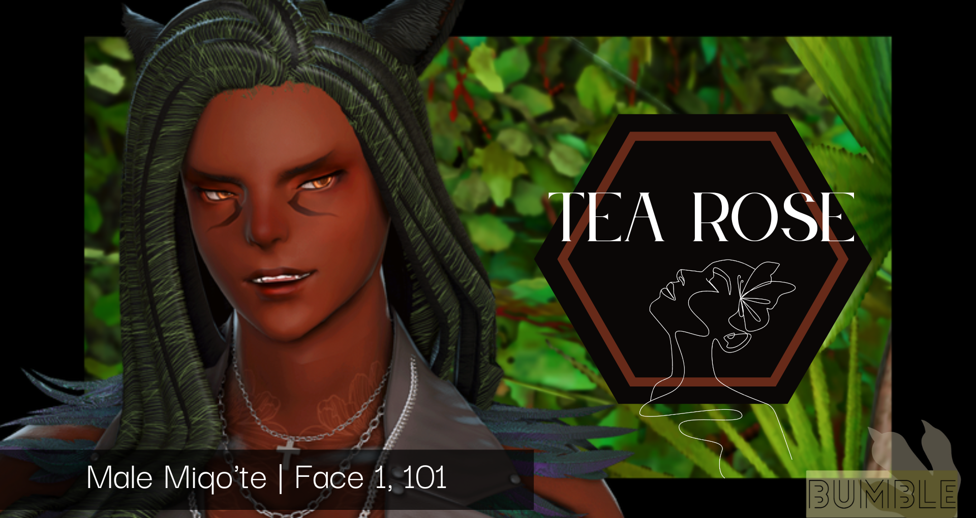 Tea Rose - Male Miqo'te Makeup - The Glamour Dresser : Final Fantasy ...