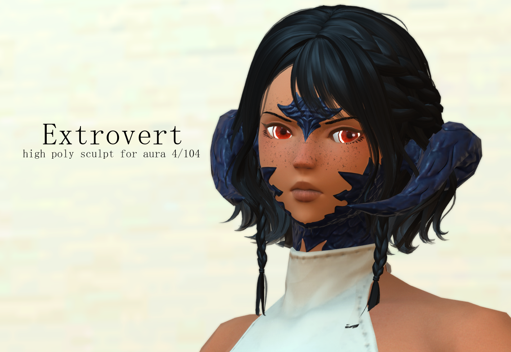 Extrovert au ra 4/104 sculpt The Glamour Dresser Final Fantasy
