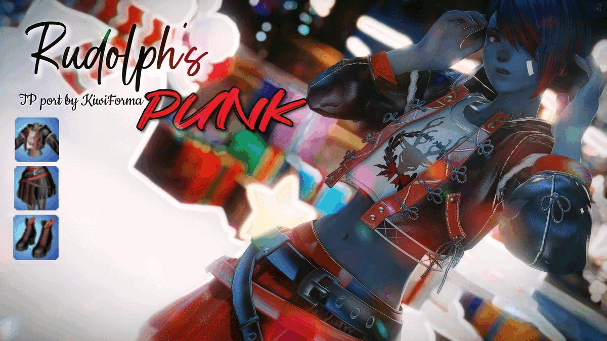 [Outfits]Rudolph's Punk The Glamour Dresser Final Fantasy XIV Mods
