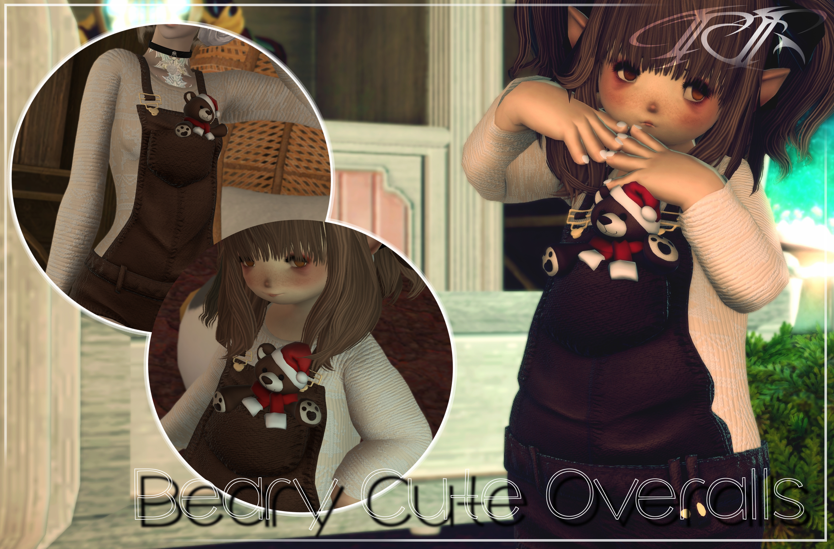 {apyr} Very Beary Overalls