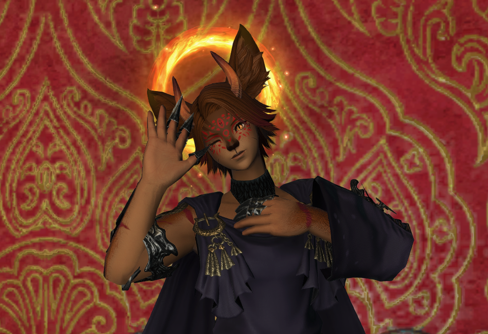 Abyssos Halo for Catoblepas Horns The Glamour Dresser Final Fantasy