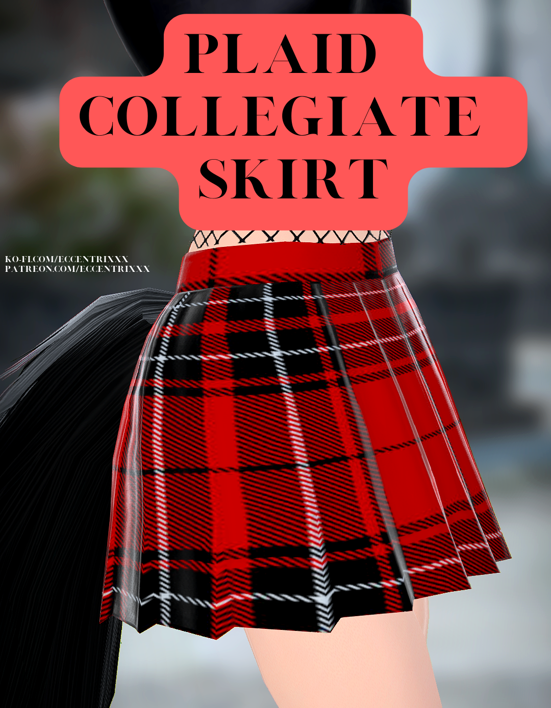 Plaid Collegiate Skirts The Glamour Dresser Final Fantasy XIV Mods