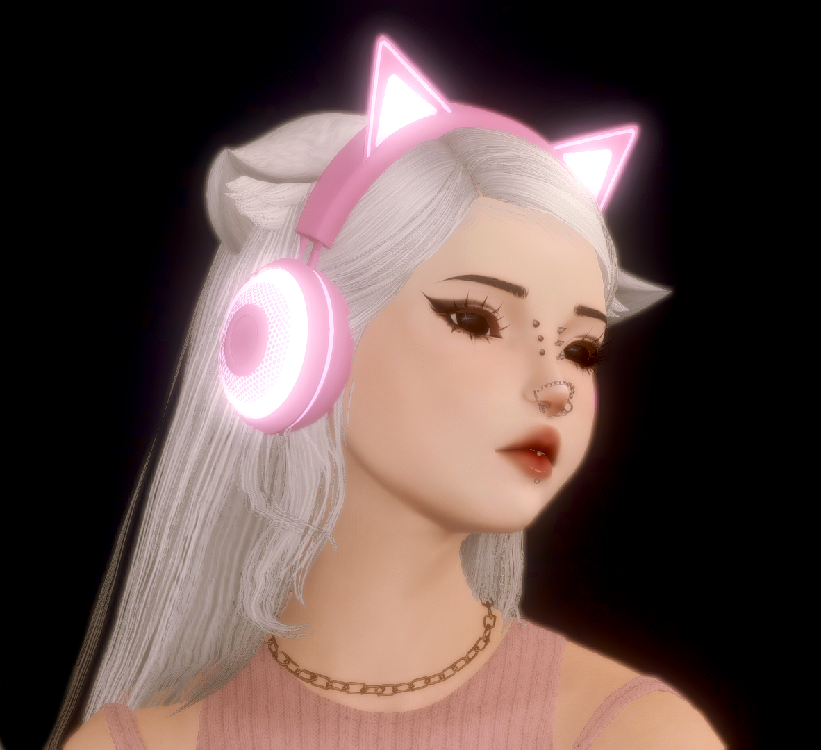 kitty headphones The Glamour Dresser Final Fantasy XIV Mods and More