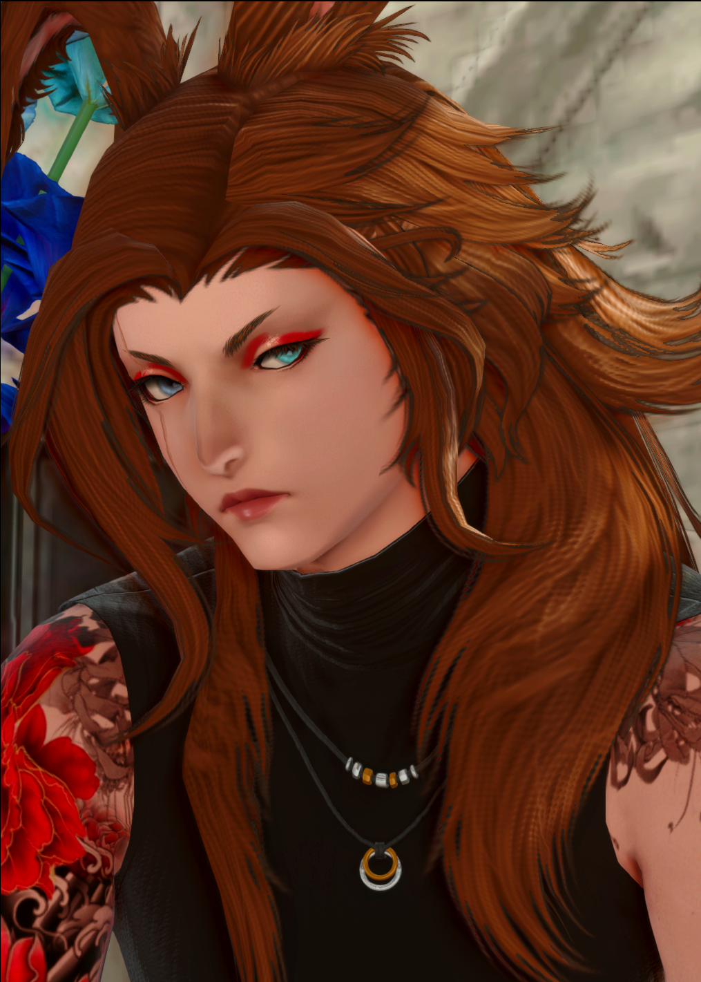 Xander a Male Viera Face One Makeup Mod The Glamour Dresser Final