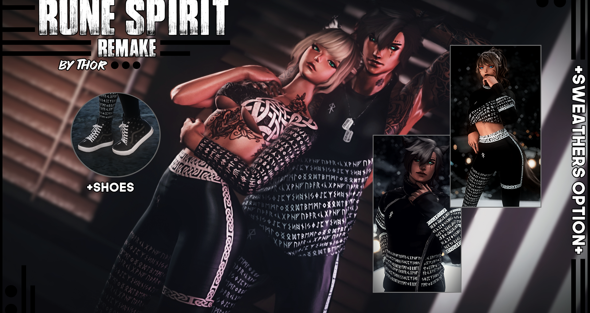 [T] Thor’s Valhalla – Rune Spirit RemaKe Set (Male & Female Full Set ...