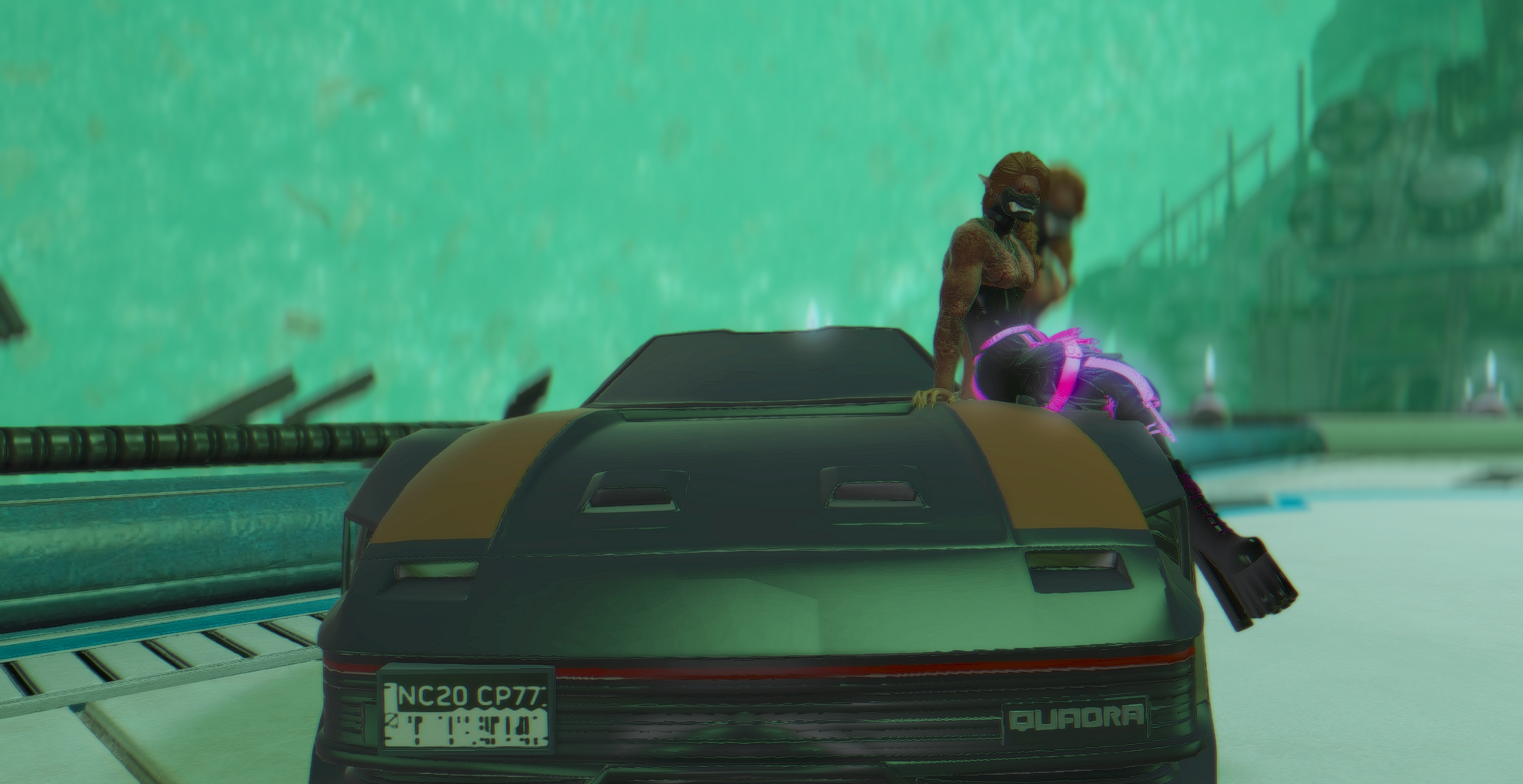 Night City Car (A Prop) The Glamour Dresser Final Fantasy XIV Mods