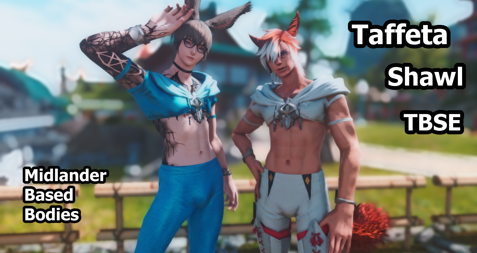 Taffeta Shawl [TBSE] The Glamour Dresser Final Fantasy XIV Mods and