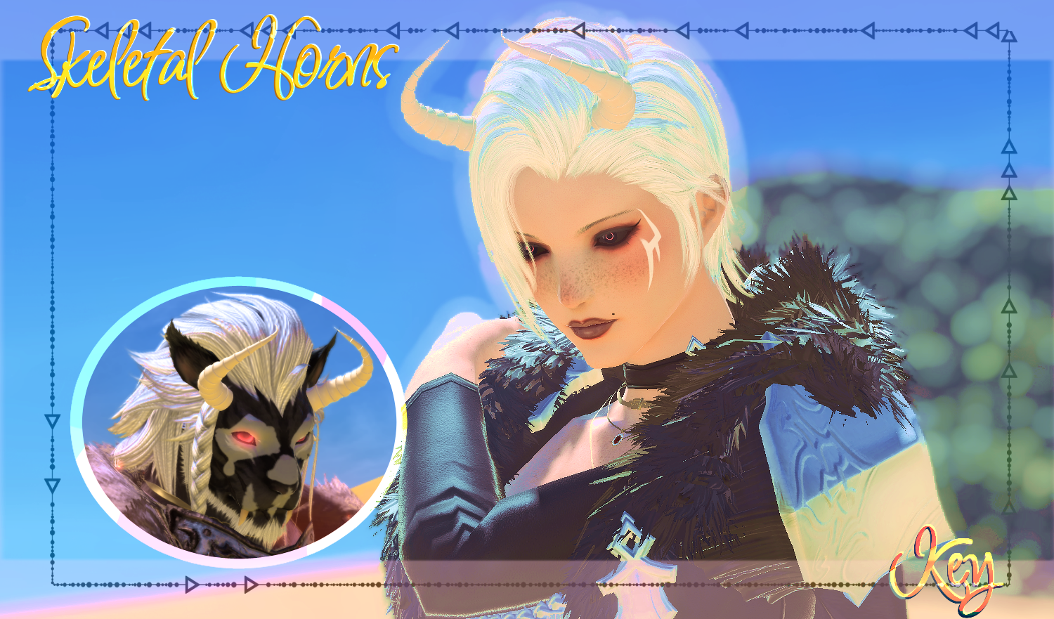 Demon Hunter Horns The Glamour Dresser Final Fantasy XIV Mods and More