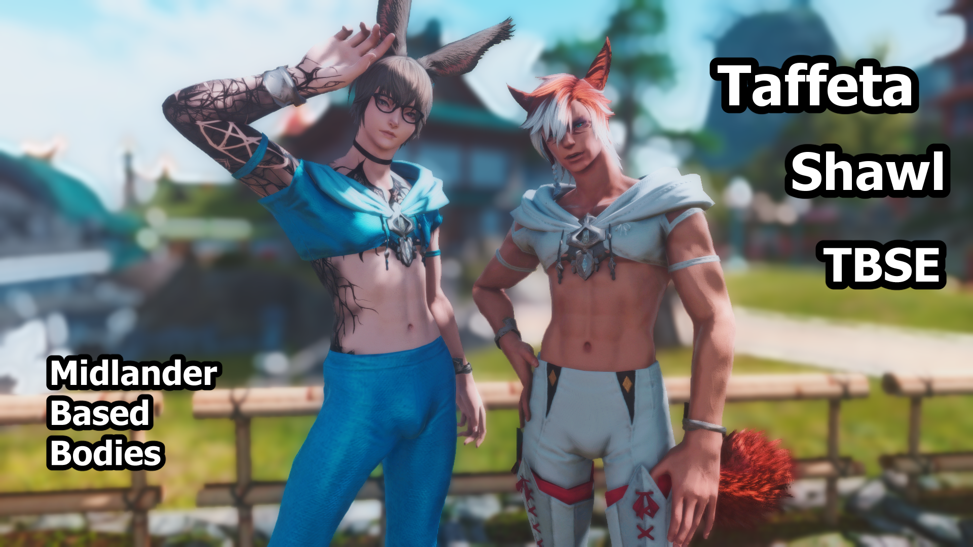 Taffeta Shawl [TBSE] The Glamour Dresser Final Fantasy XIV Mods and