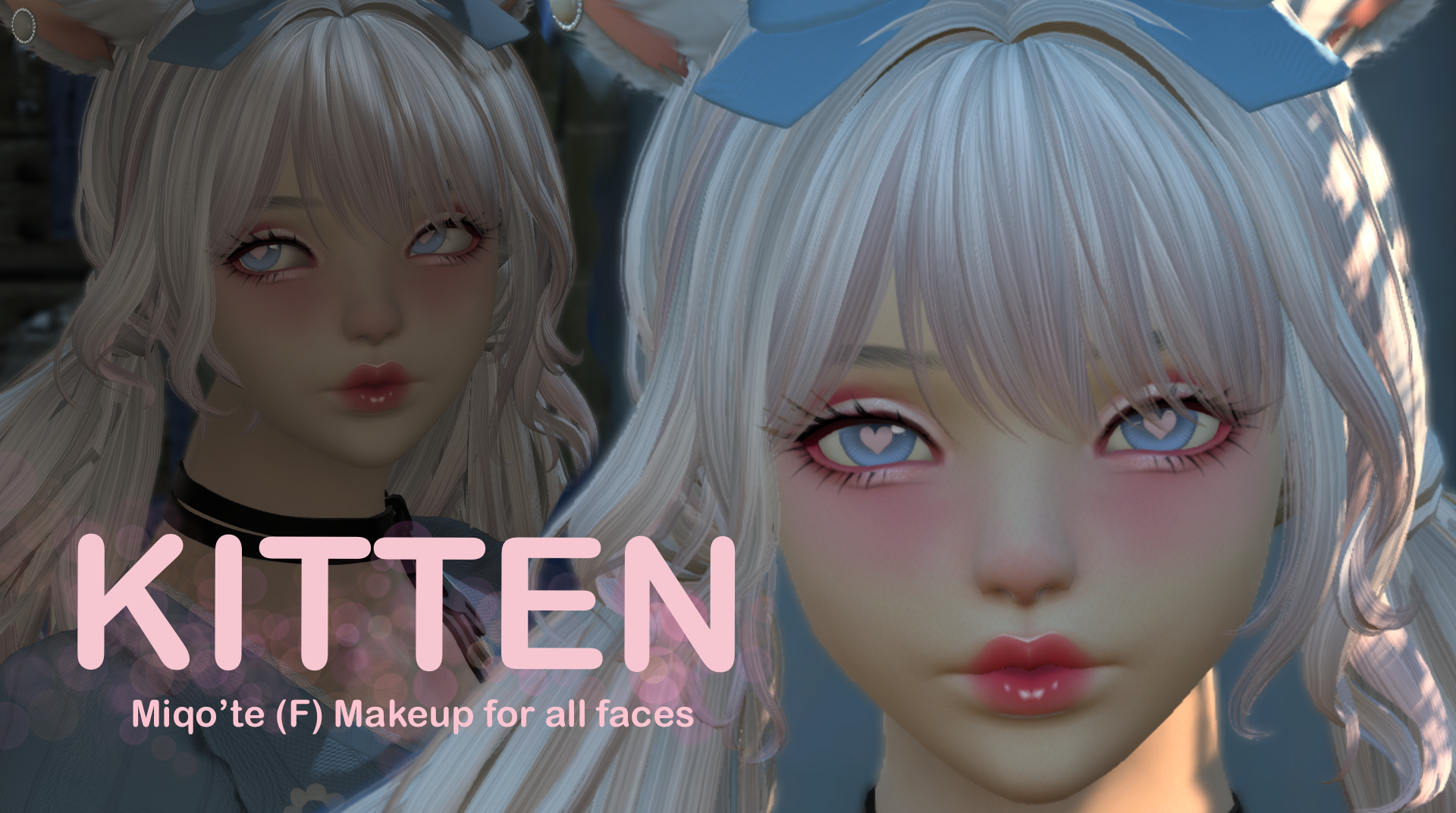 KITTEN - Miqo Makeup - The Glamour Dresser : Final Fantasy XIV Mods and