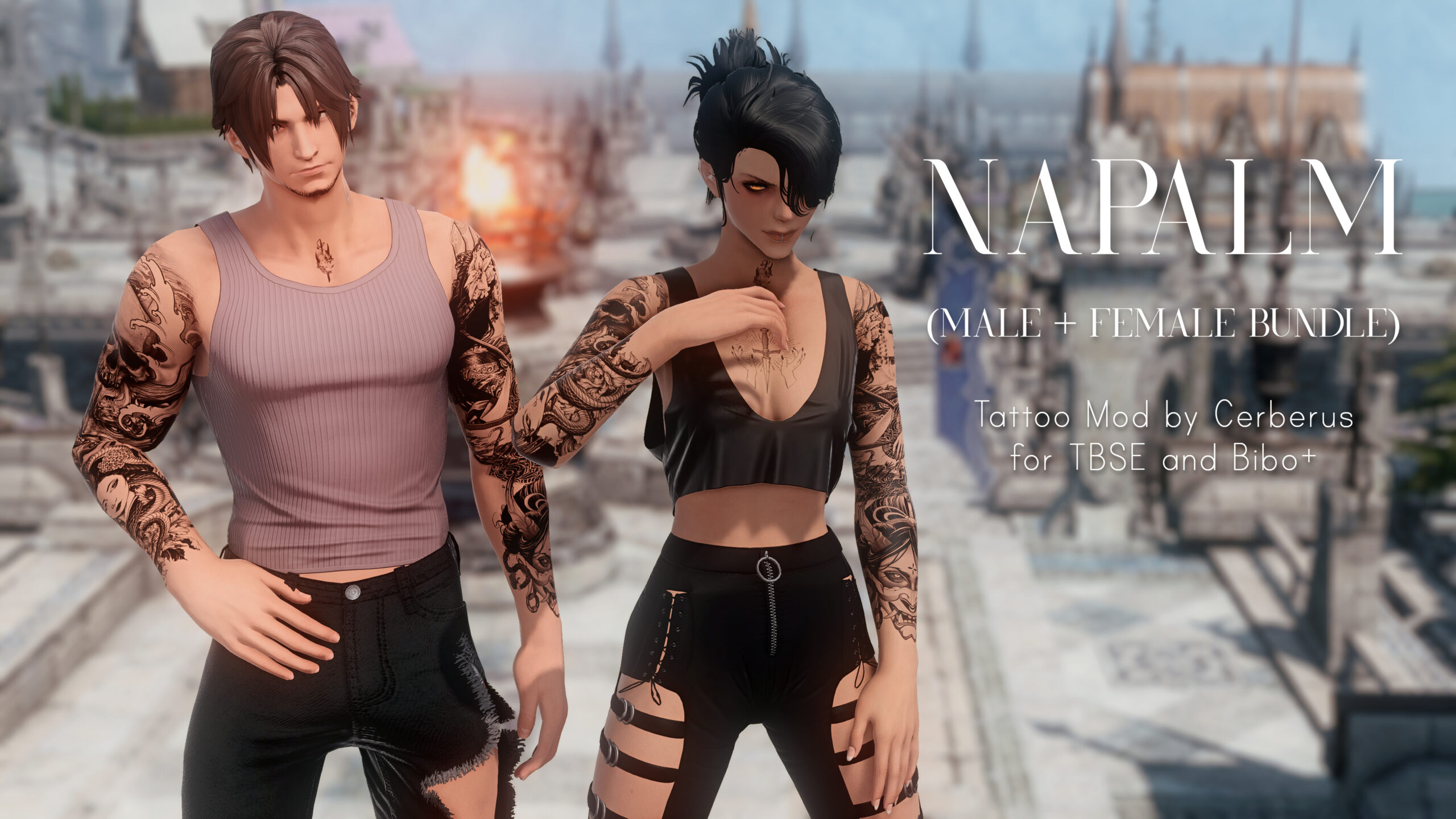 [DT UPDATE] Napalm (Male and Female Tattoo) - The Glamour Dresser ...