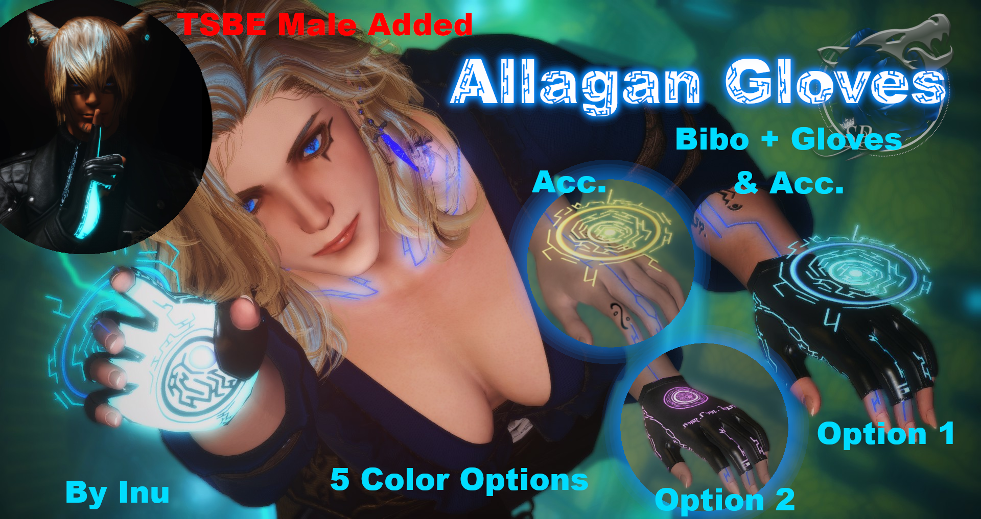 Allagan Gloves The Glamour Dresser Final Fantasy XIV Mods and More