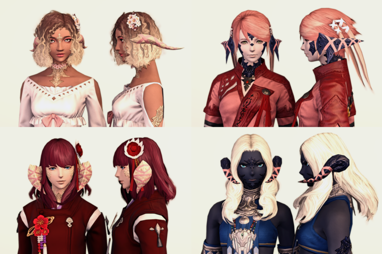 Laced Horn Ribbon The Glamour Dresser Final Fantasy XIV Mods and More