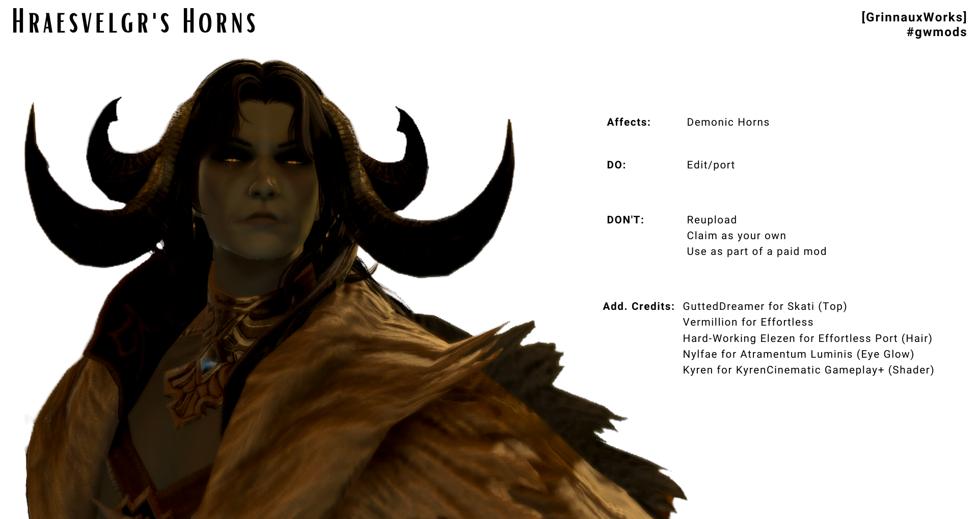 Hraesvelgr's Horns The Glamour Dresser Final Fantasy XIV Mods and More
