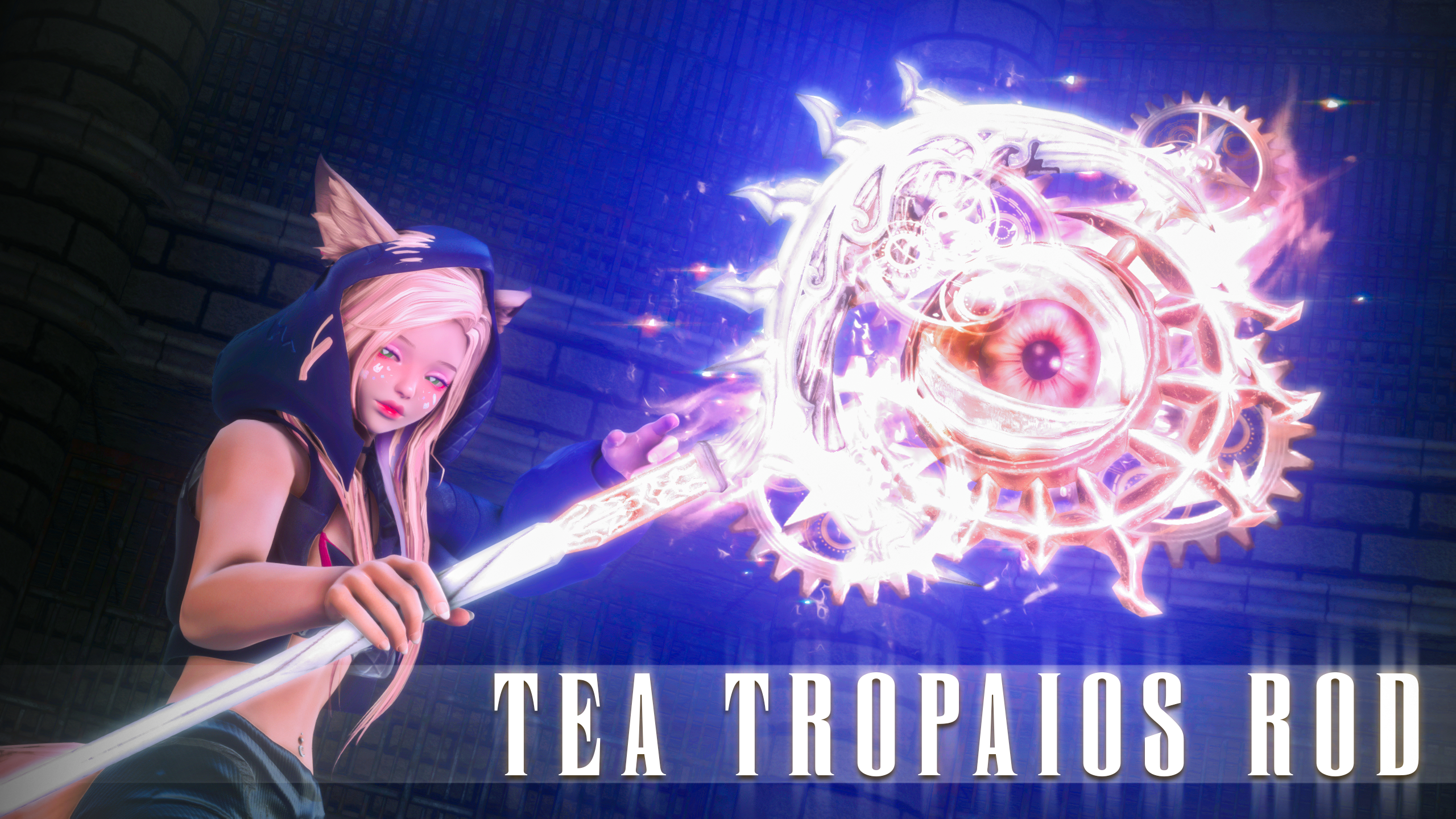 TEA Tropaios Rod - The Glamour Dresser : Final Fantasy XIV Mods and More