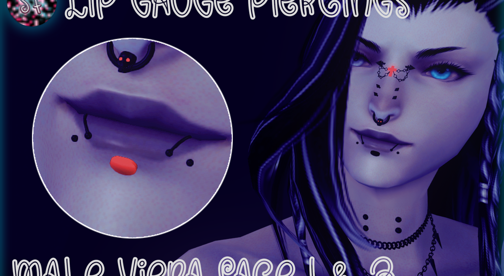 [F]Viera Ear 1 Gauges and Piercings The Glamour Dresser Final