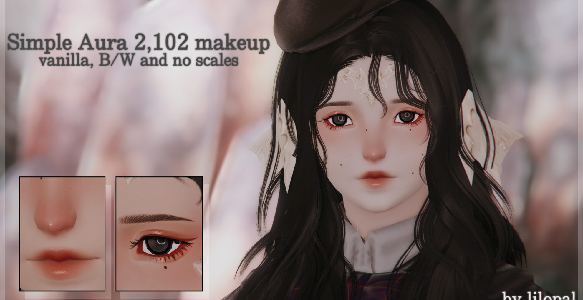 [OPAL] simple Aura 2,102 makeup The Glamour Dresser Final Fantasy XIV Mods and More