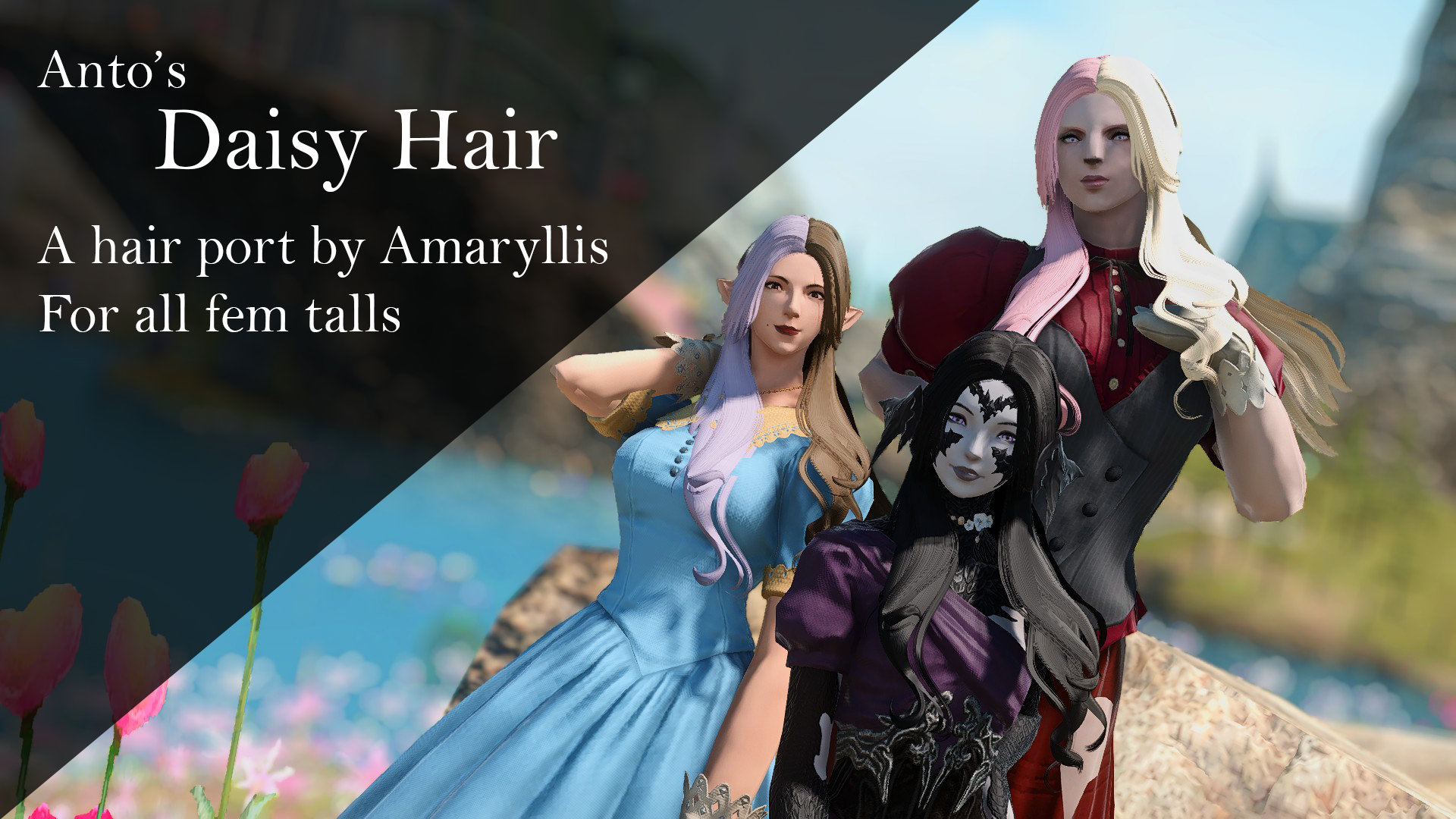 Daisy Hair The Glamour Dresser Final Fantasy XIV Mods and More
