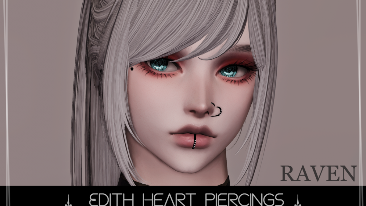 Edith Hearts Piercings Viera + Miqote + Au'ra The Glamour Dresser