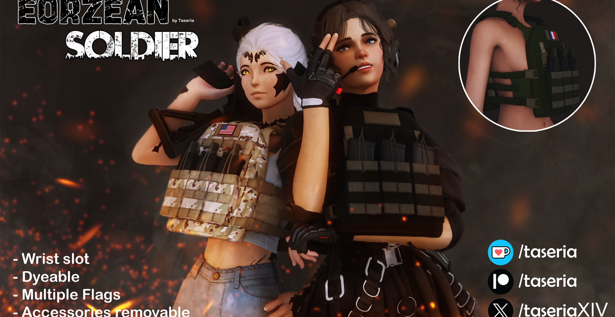 Eorzean Soldier The Glamour Dresser Final Fantasy XIV Mods and More