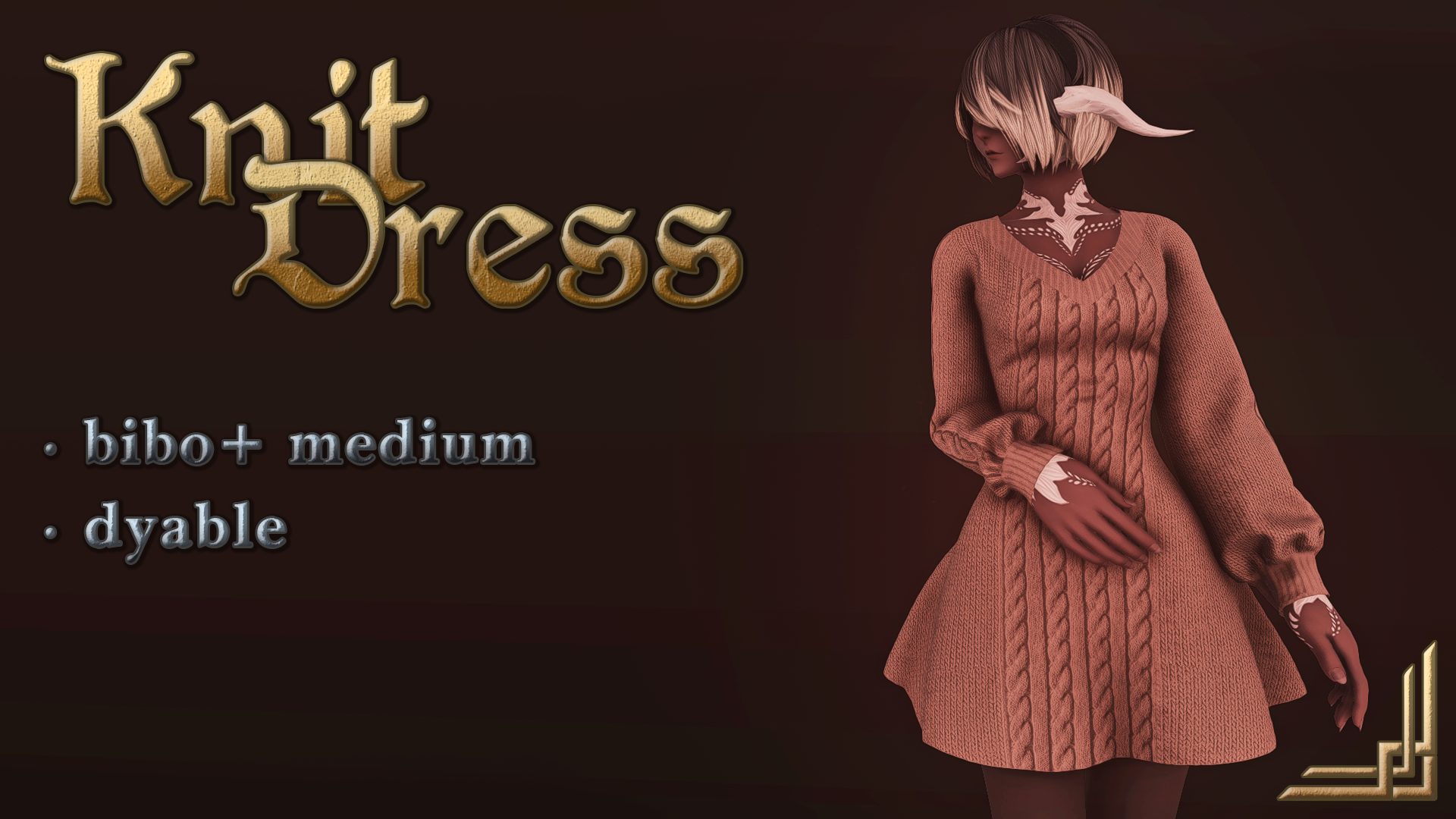 Knit Dress The Glamour Dresser Final Fantasy XIV Mods and More