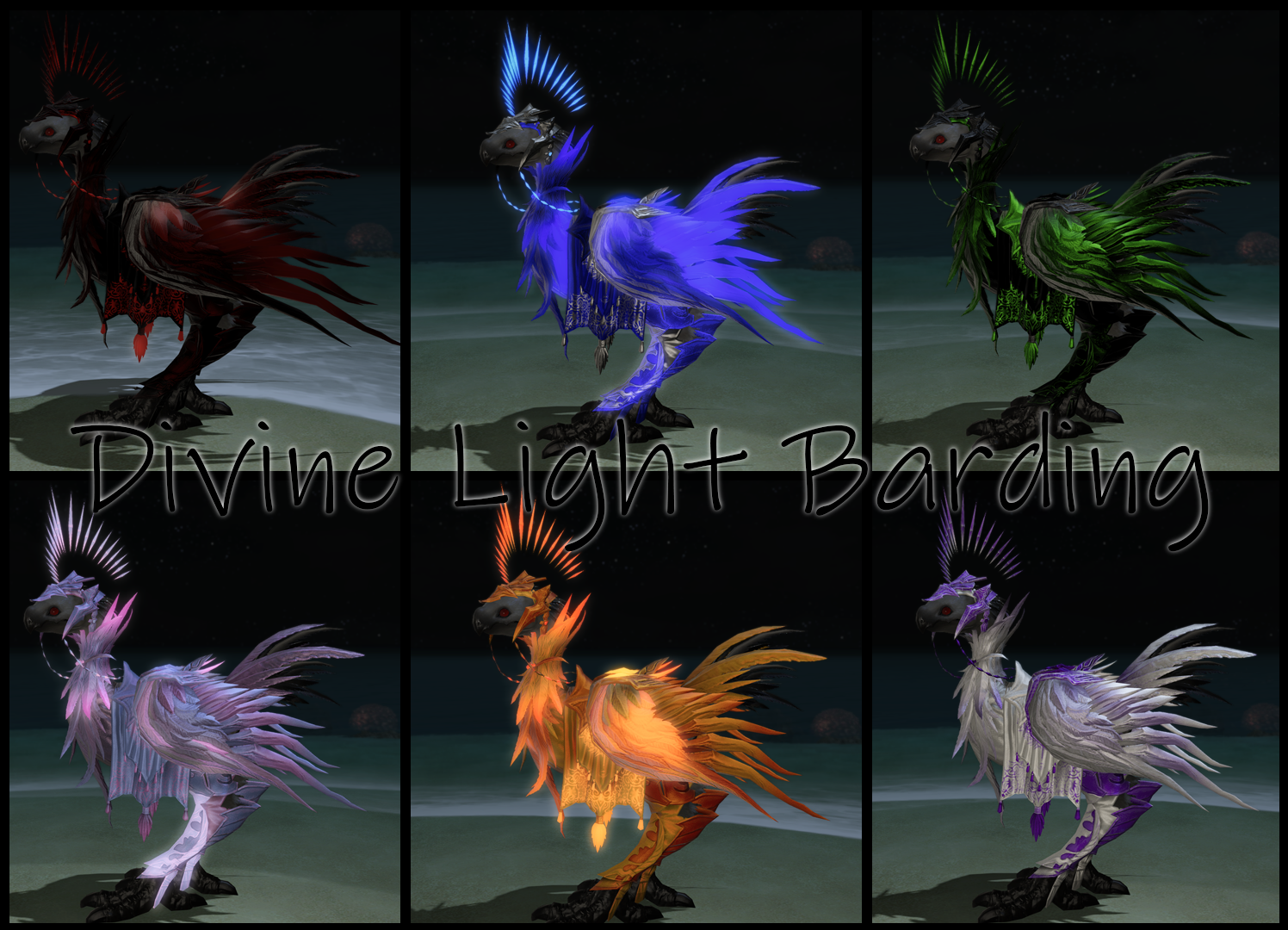 Divine Light Barding The Glamour Dresser Final Fantasy XIV Mods and More