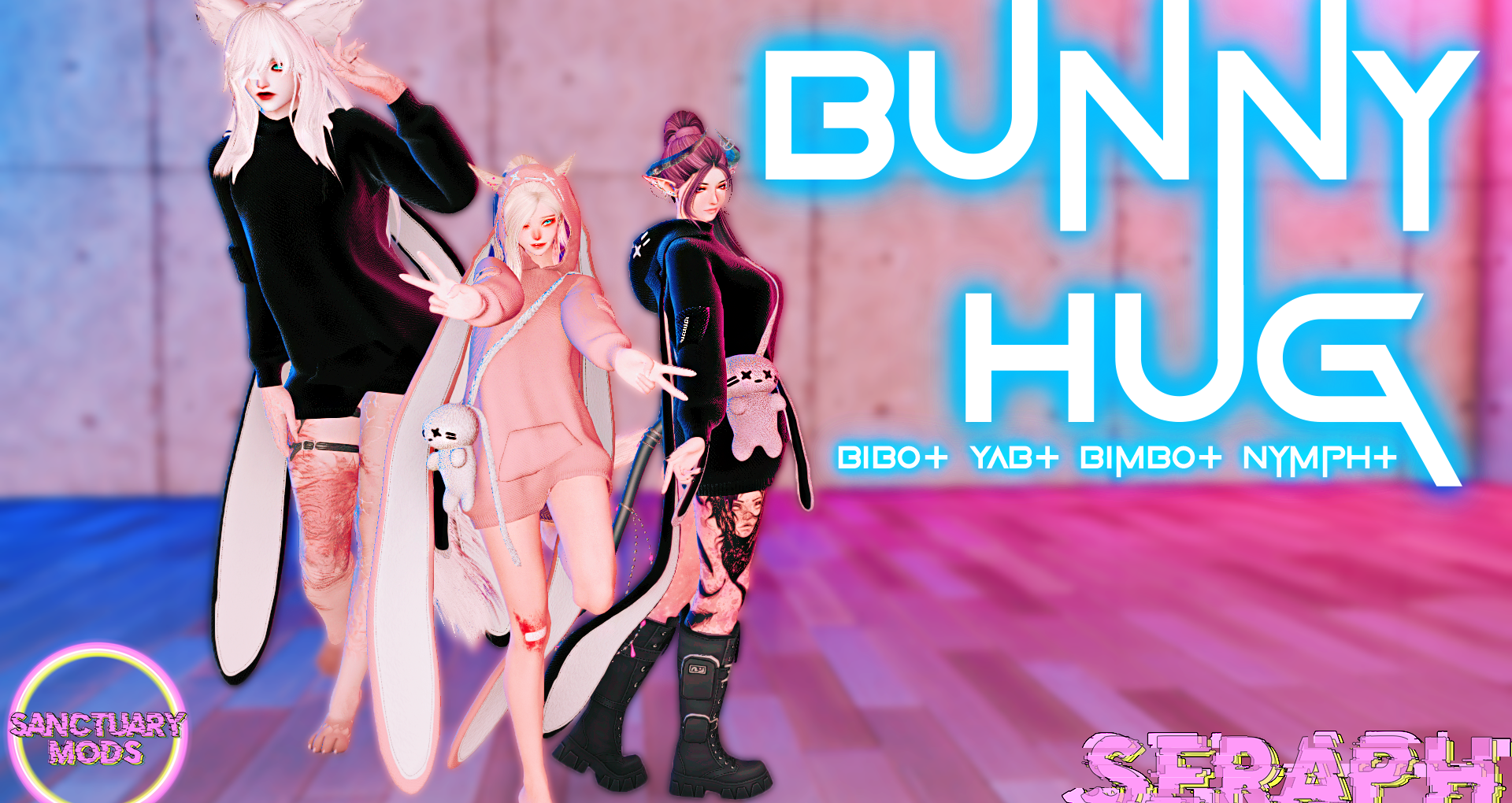 Bunny Hug The Glamour Dresser Final Fantasy XIV Mods And More