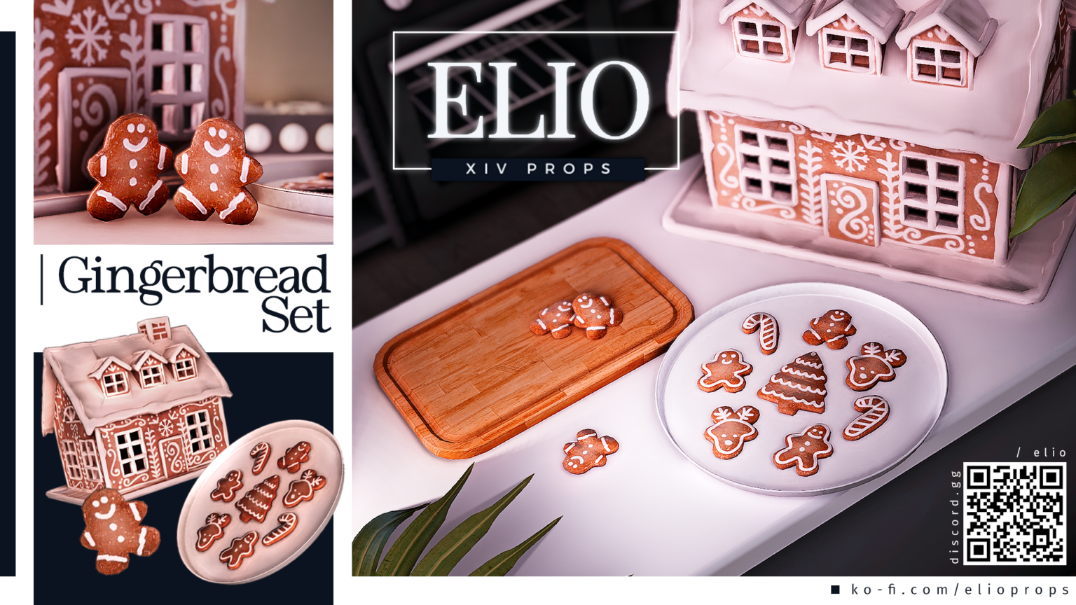 Gingerbread Set Minion Props The Glamour Dresser Final Fantasy XIV Mods and More