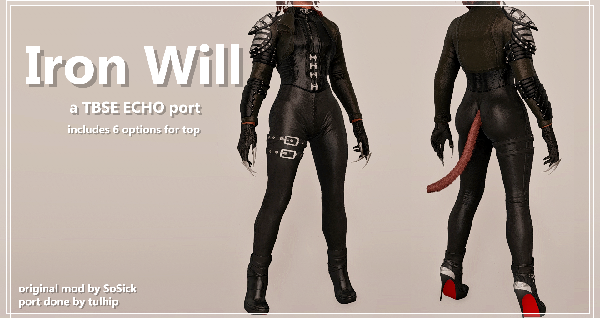 Iron Will TBSE Echo The Glamour Dresser Final Fantasy XIV Mods
