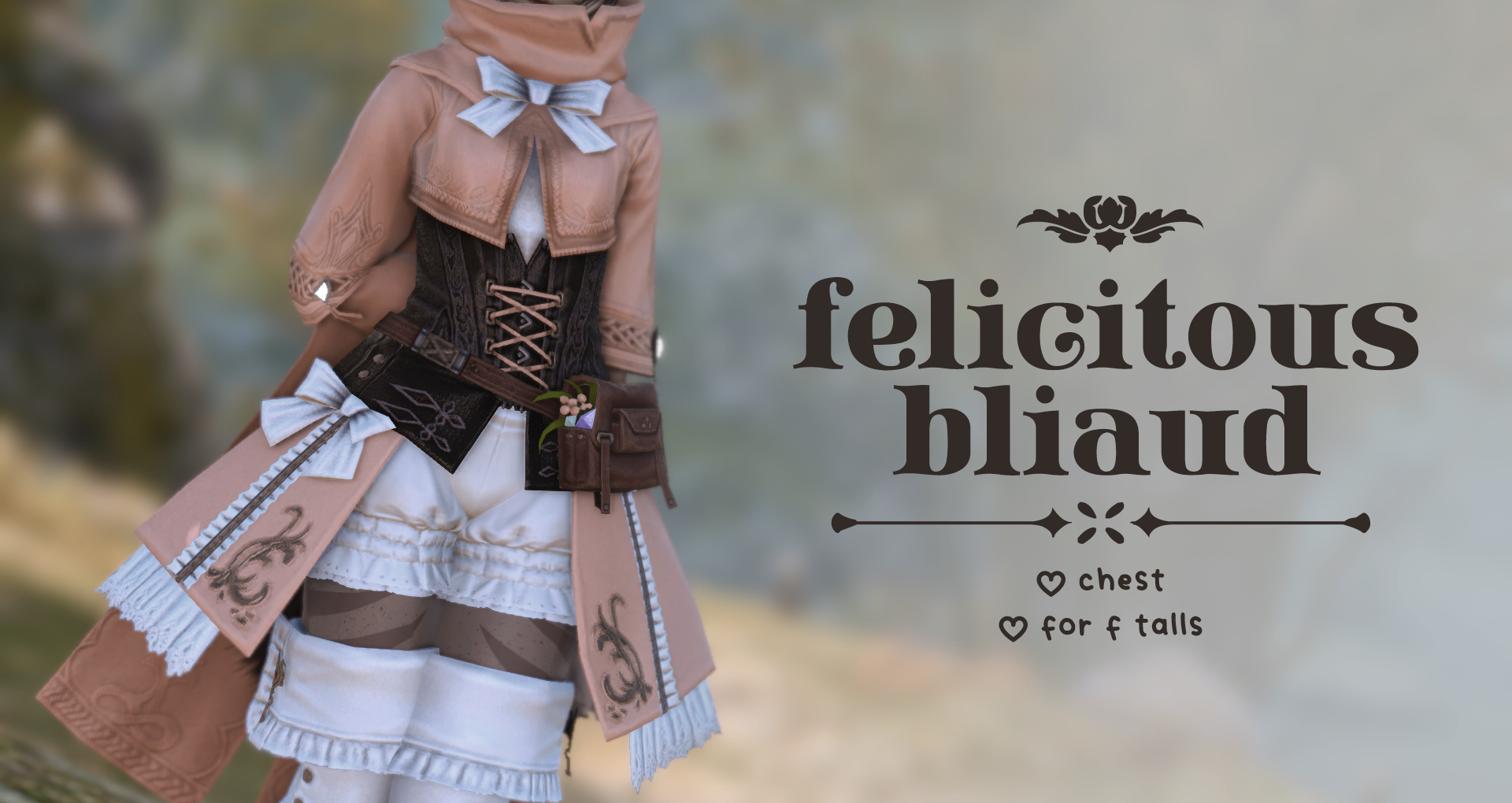 felicitous bliaud The Glamour Dresser Final Fantasy XIV Mods and More