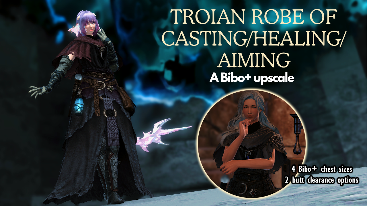 [FP] Troian Cloak of Casting, Healing & Aiming Bibo+ The Glamour