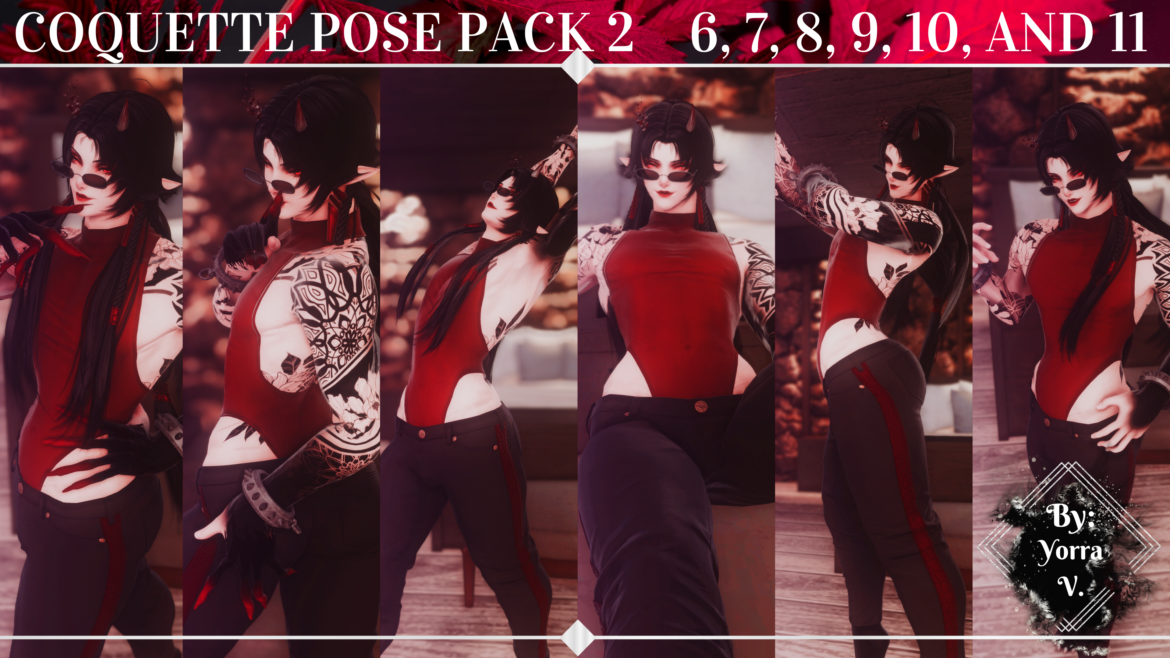 Coquette Pose Pack 2: 6-11