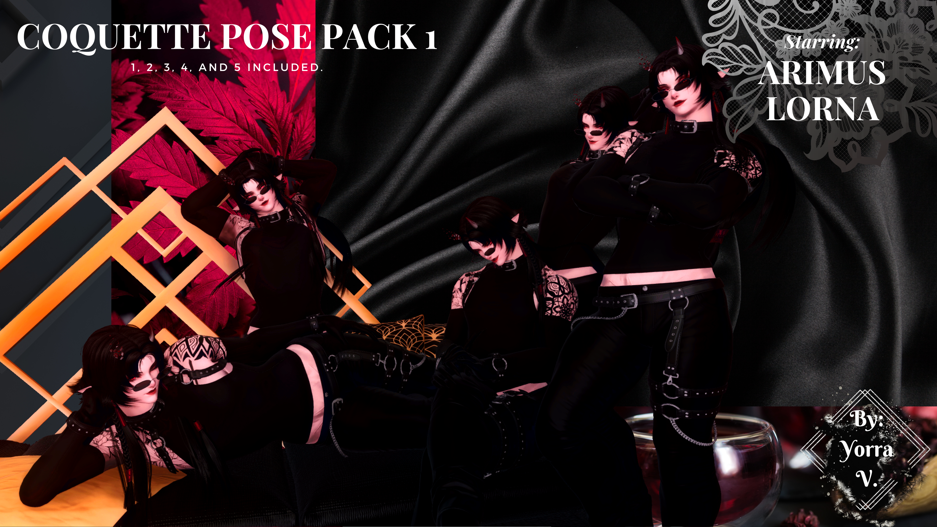 Coquette Pose Pack 1: 1-5