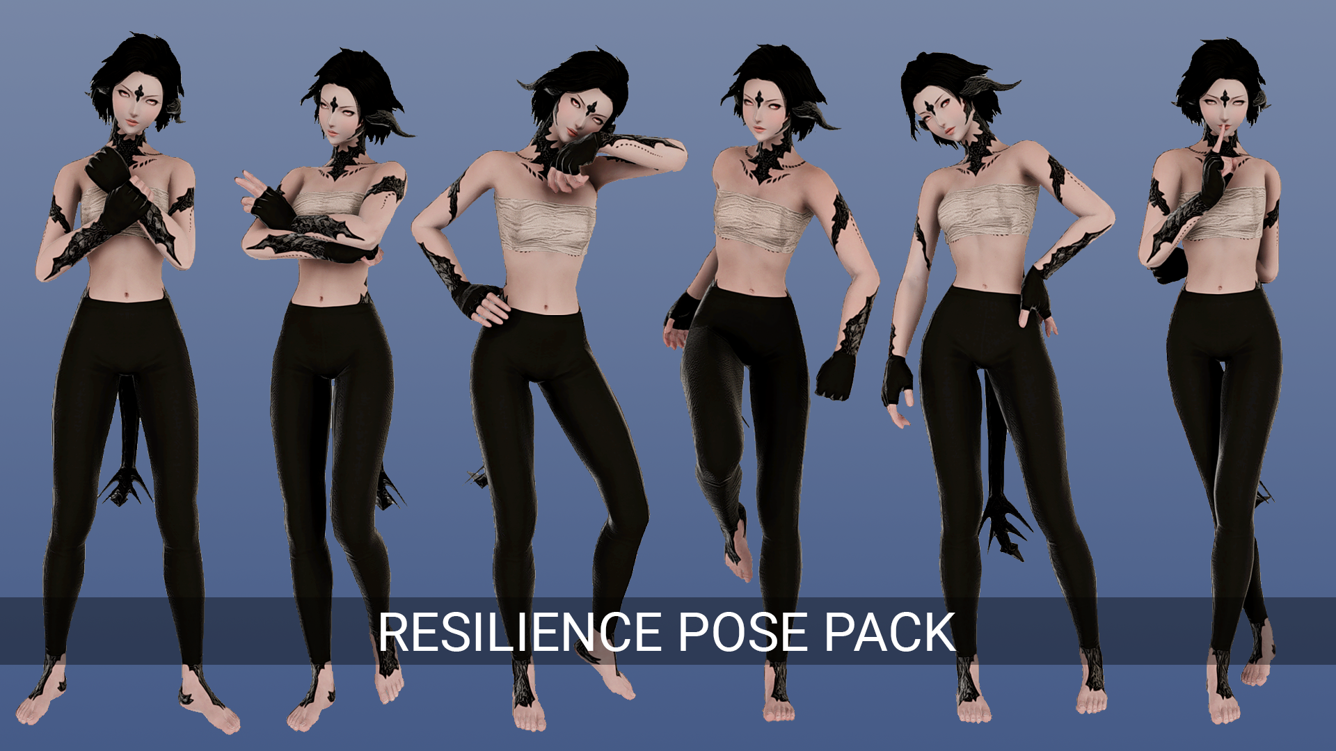 [Amane] Resilience Pose Pack