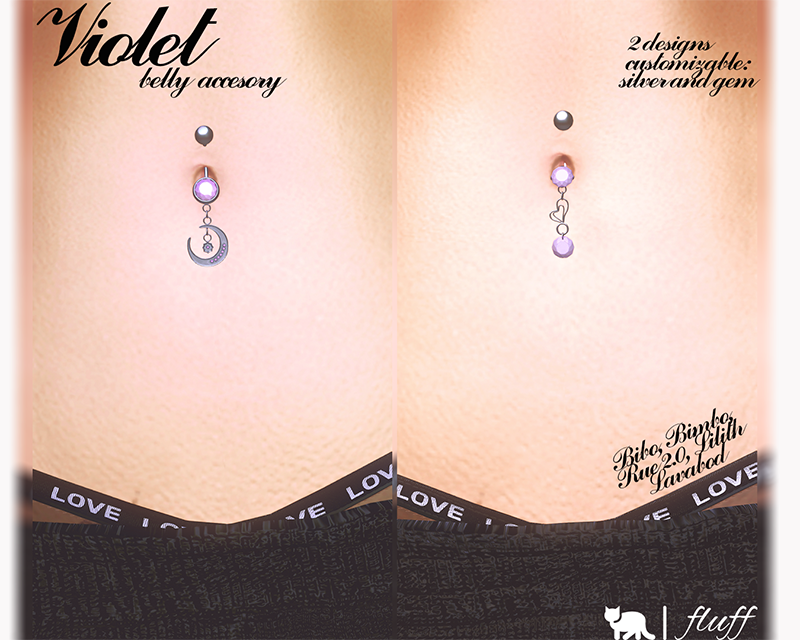 Violet - belly piercing | Bibo, Bimbo, Rue 2.0, Lilith, Lavabod