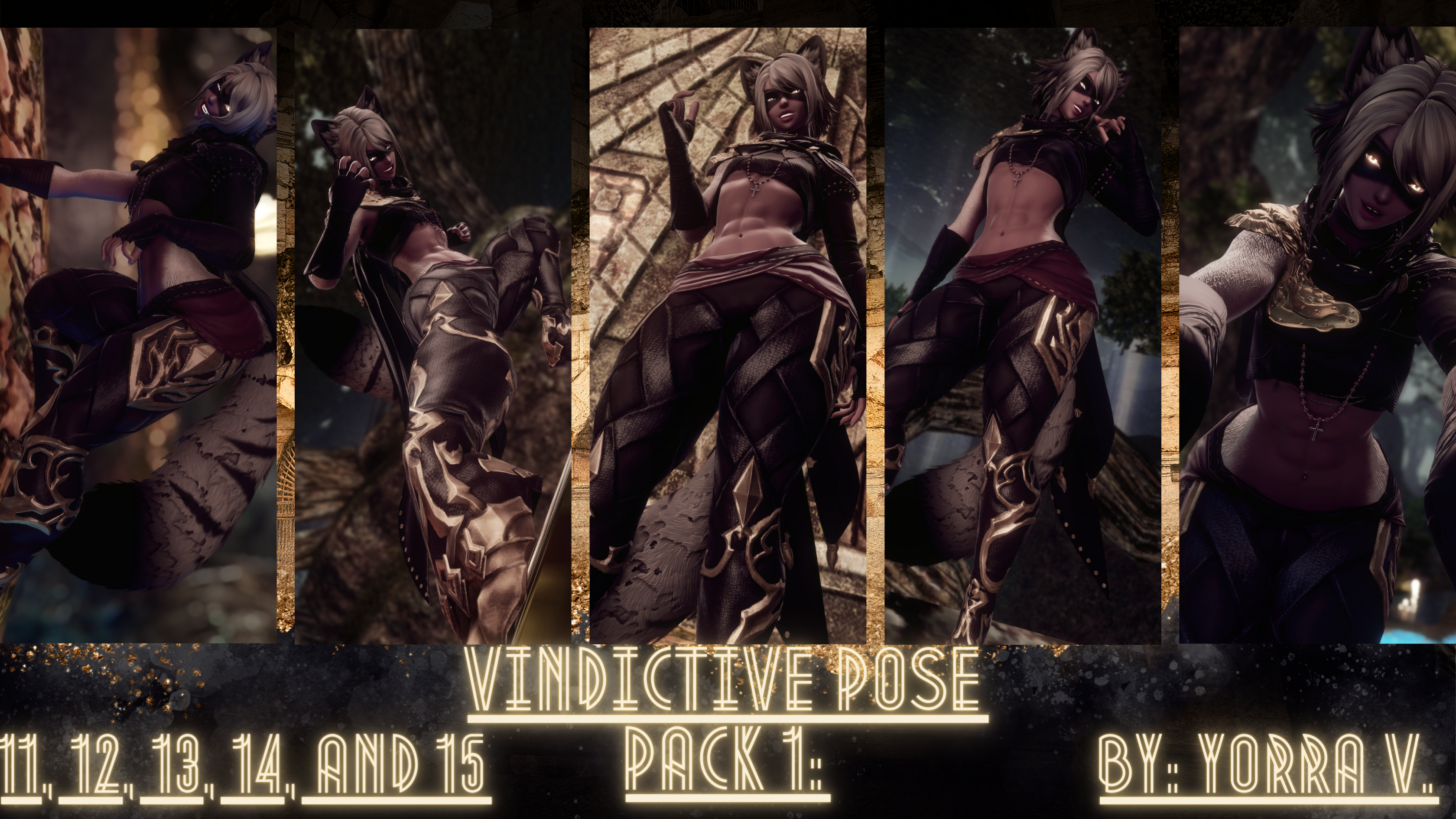 Vindictive Pose Pack 1: 11-15