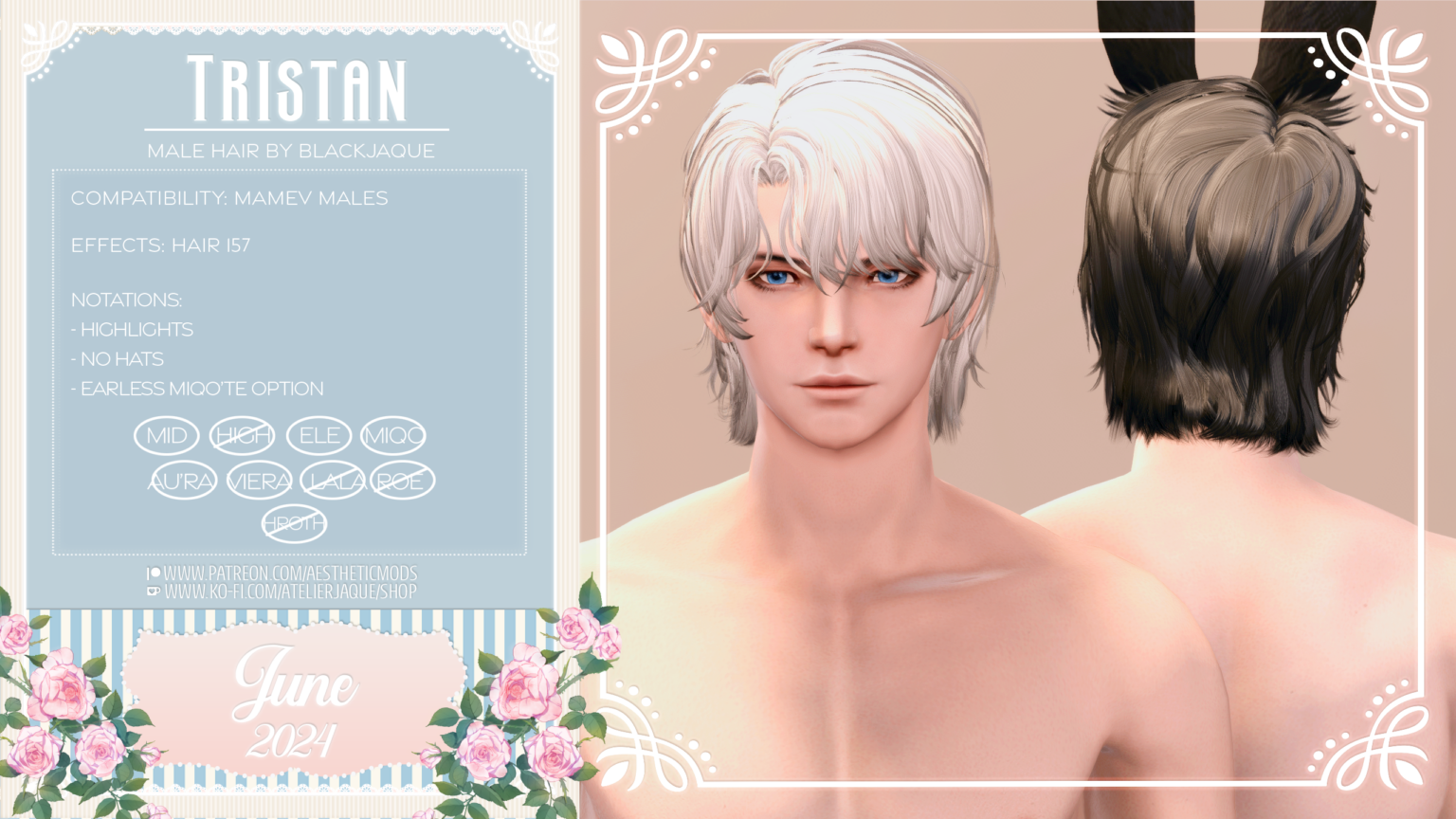Tristan the glamour dresser final fantasy xiv mods and more