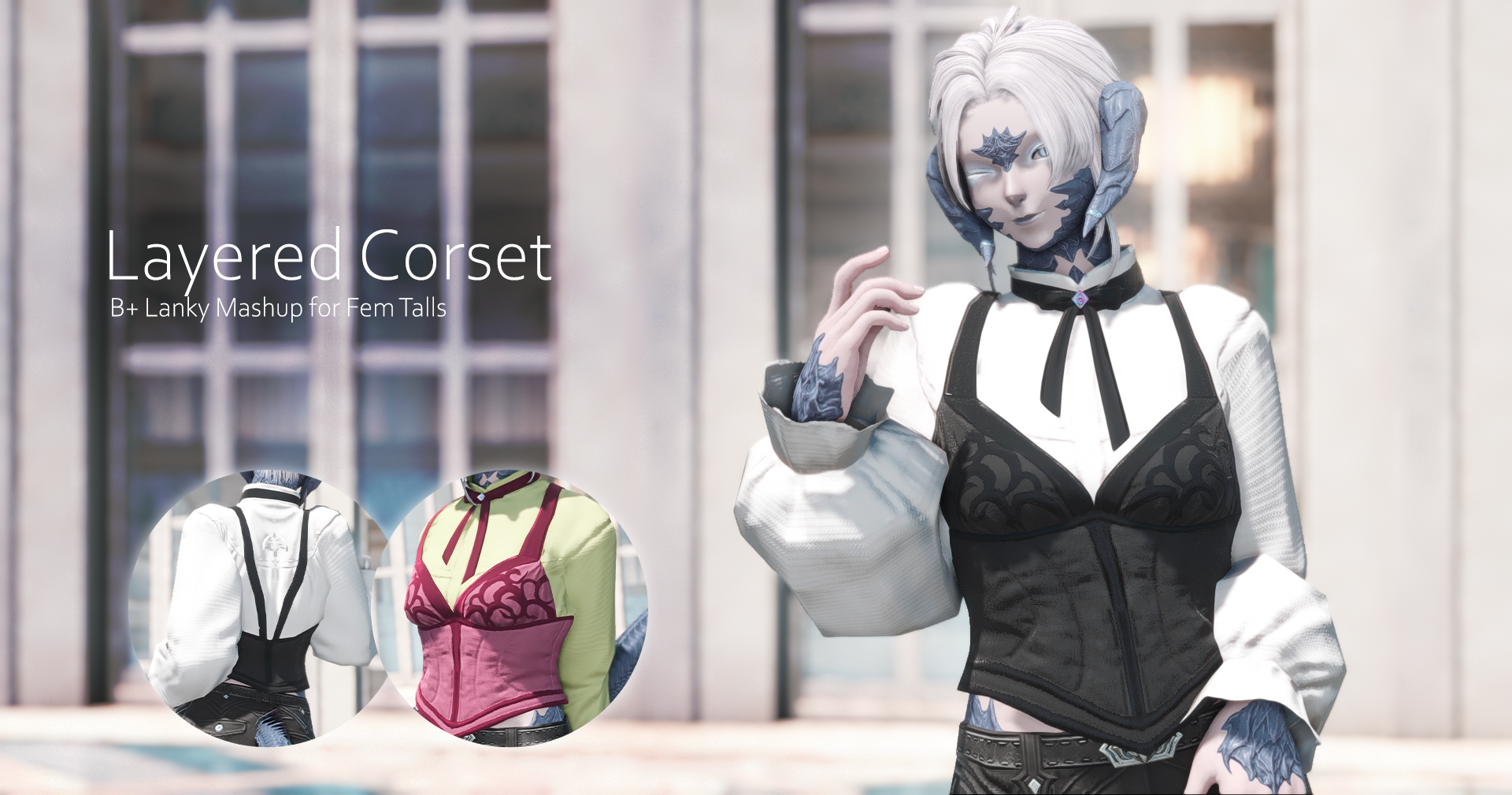 r*i様 melt the lady lace up layered corse melt the lady lace up layered corset