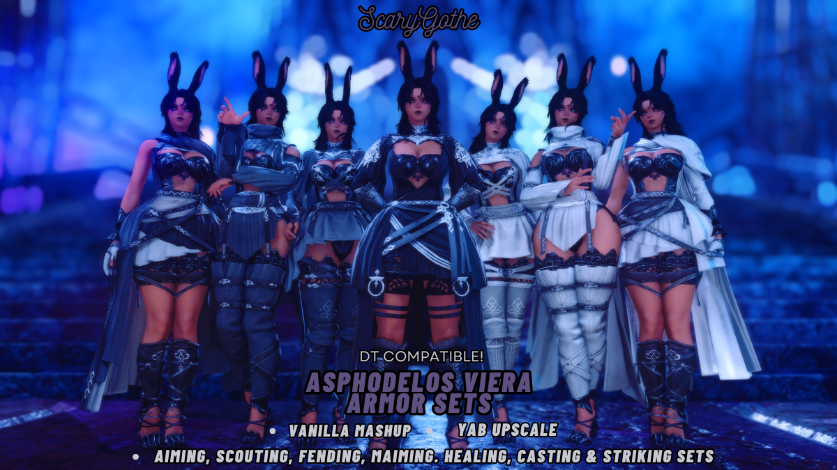 [DT] Asphodelos Viera Armor Sets