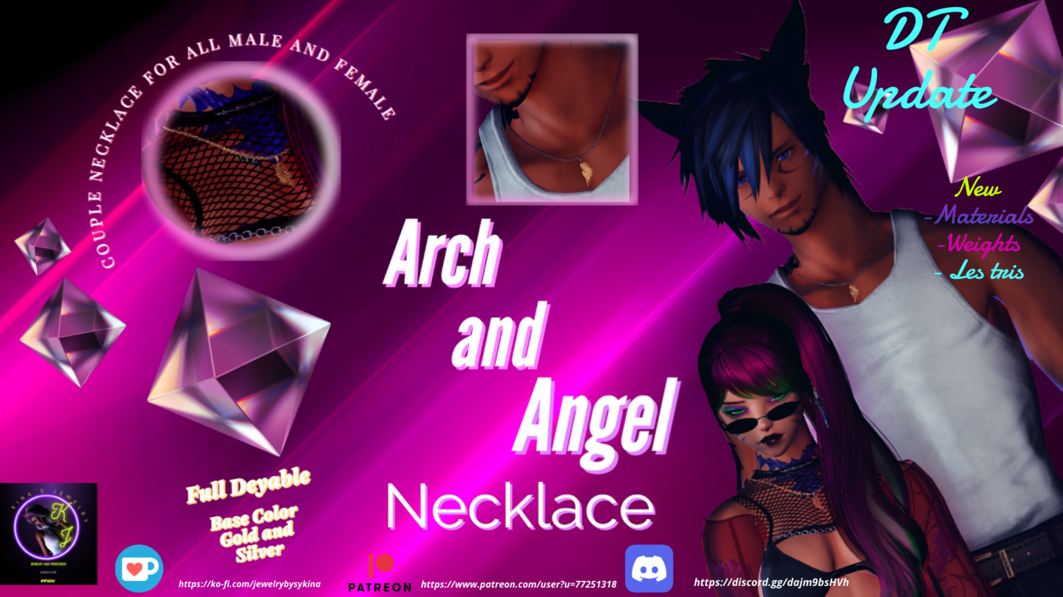 Arch and Angel DT Update The Glamour Dresser Final Fantasy XIV Mods