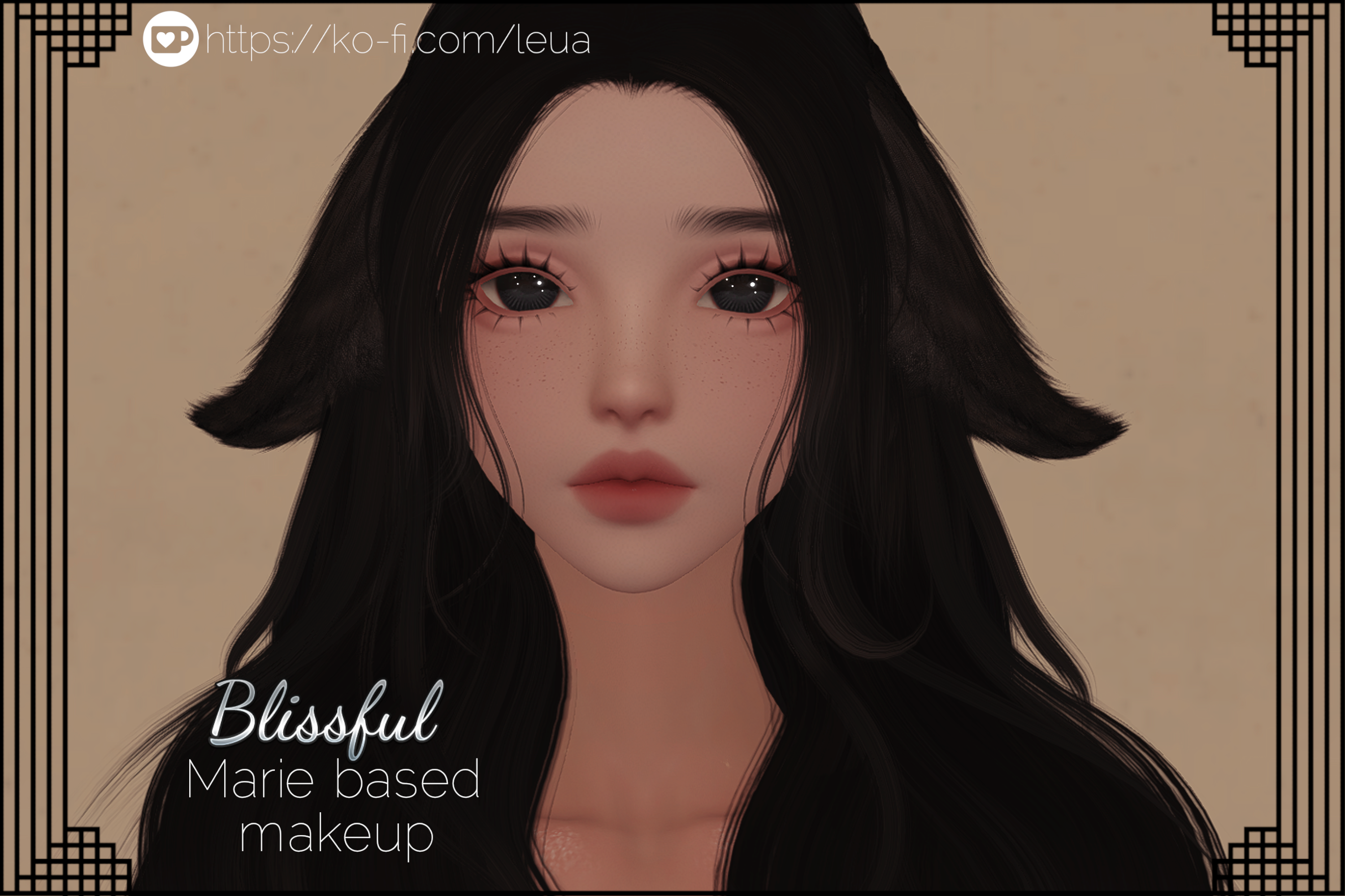 Premium Content: [Blissful] – Marie based makeup – most [F] faces